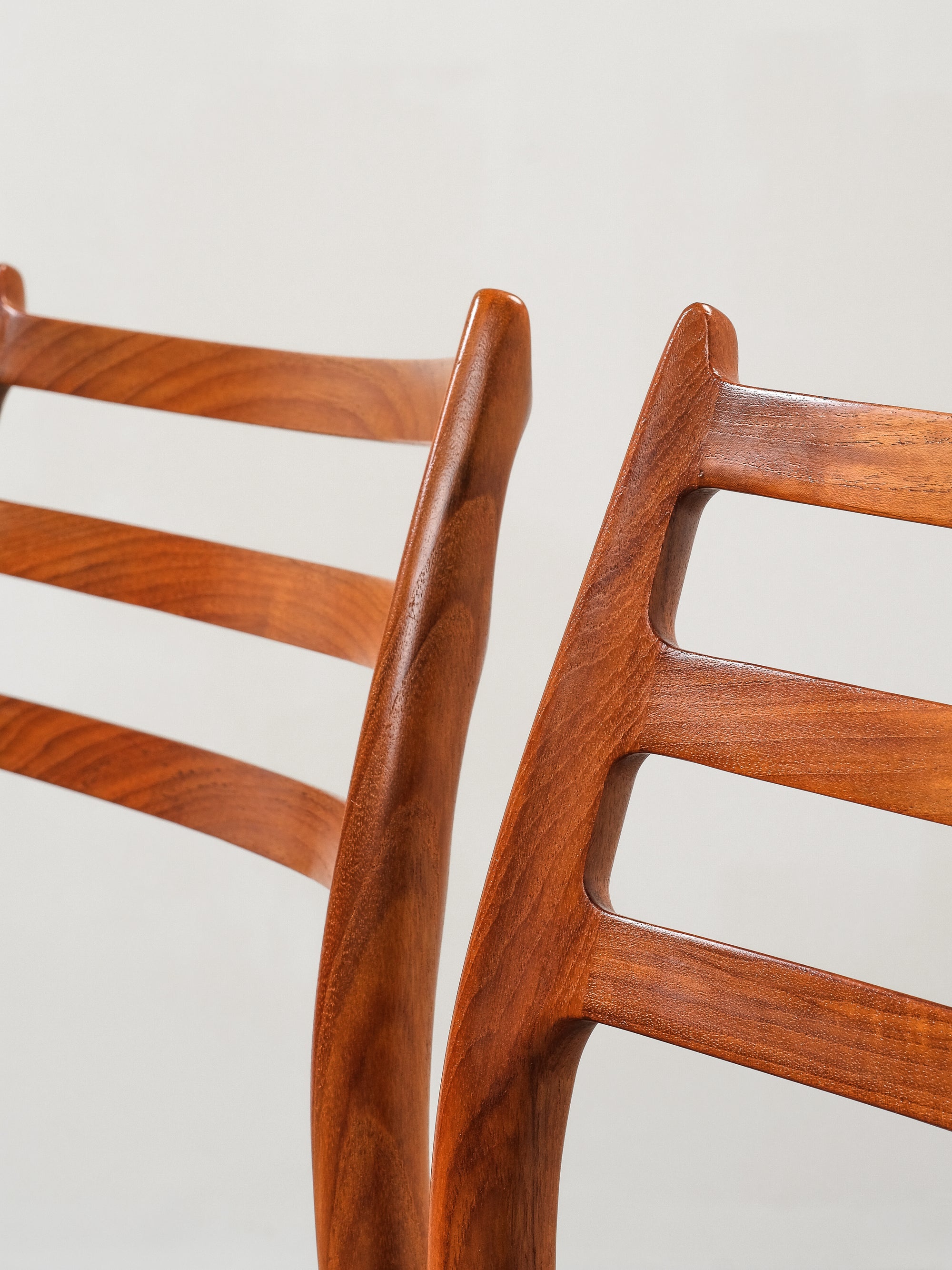 Set of 6 Model 78 Teak Dining Chairs by Niels O. Møller, Denmark, 1960s