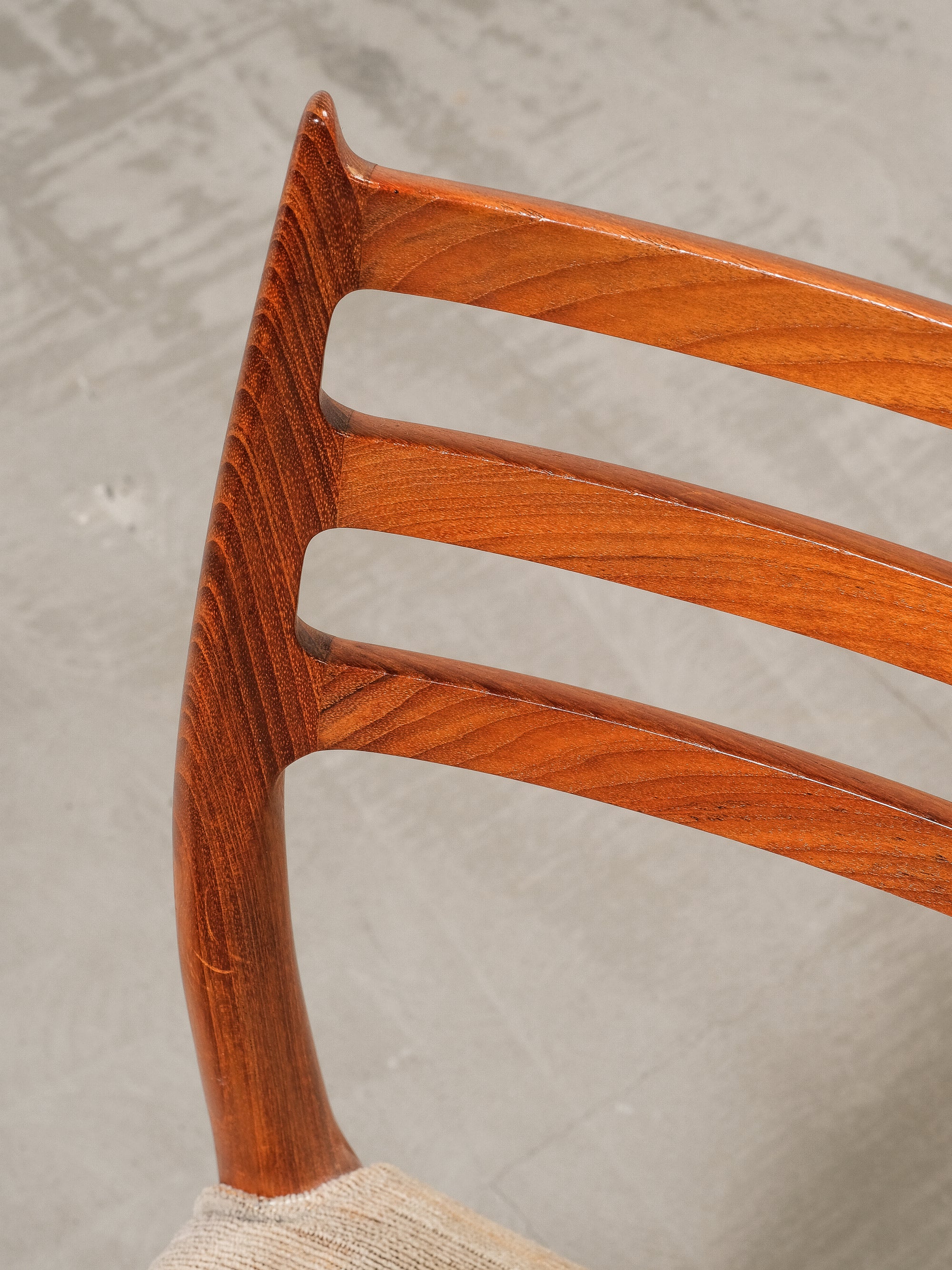 Set of 6 Model 78 Teak Dining Chairs by Niels O. Møller, Denmark, 1960s