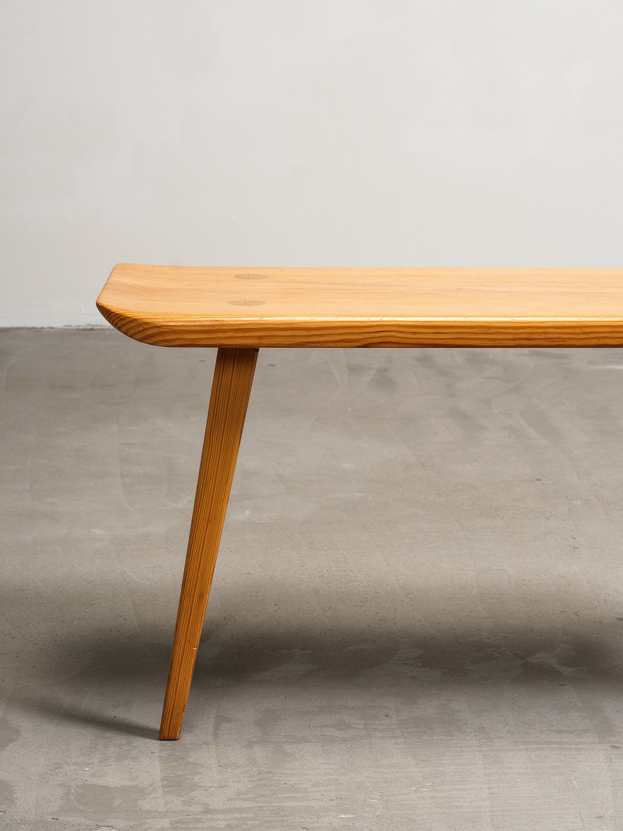 ‘Visingsö’ Bench in Solid Pine by Carl Malmsten for Svensk Fur, Sweden, 1950s