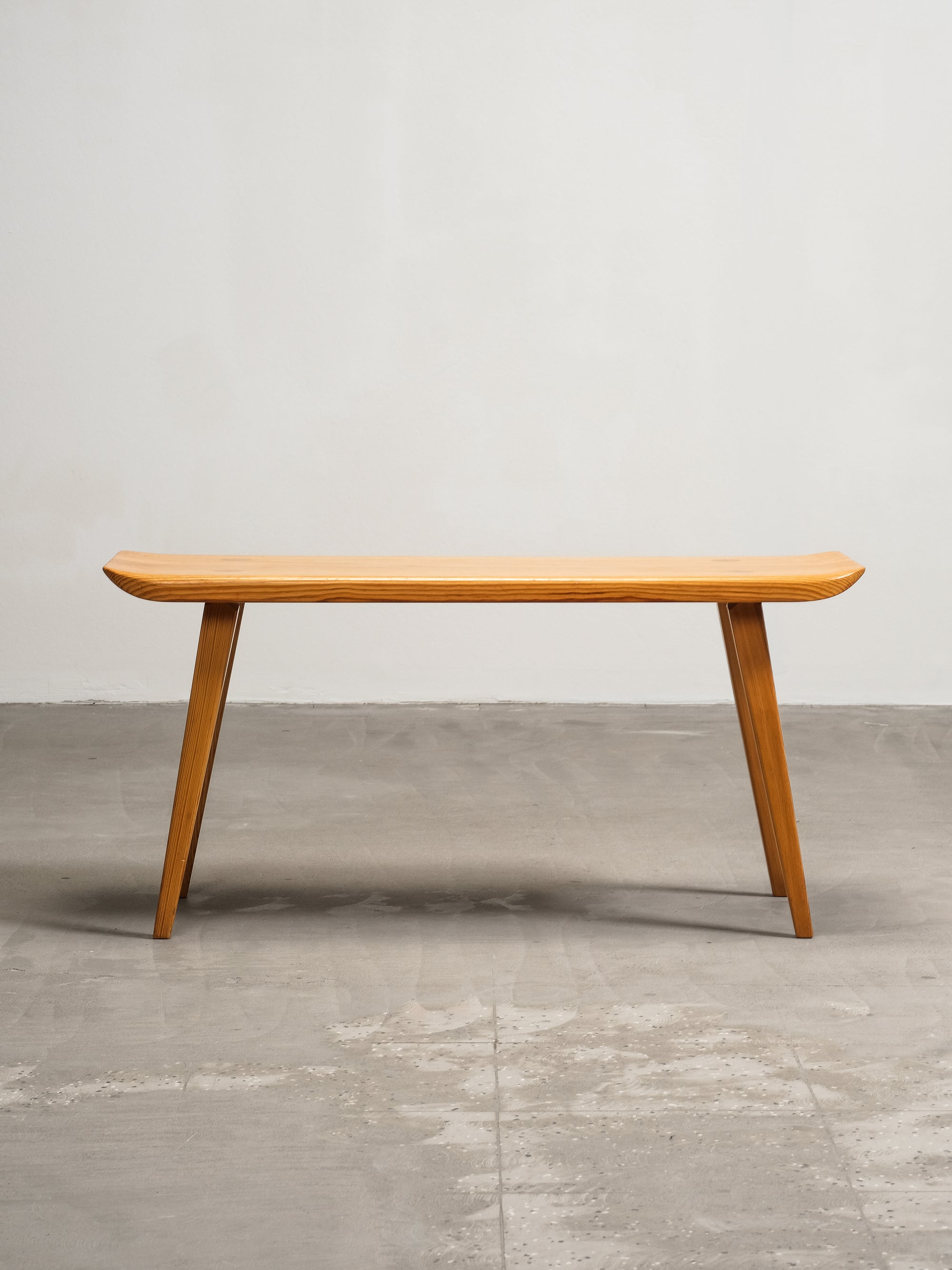 ‘Visingsö’ Bench in Solid Pine by Carl Malmsten for Svensk Fur, Sweden, 1950s