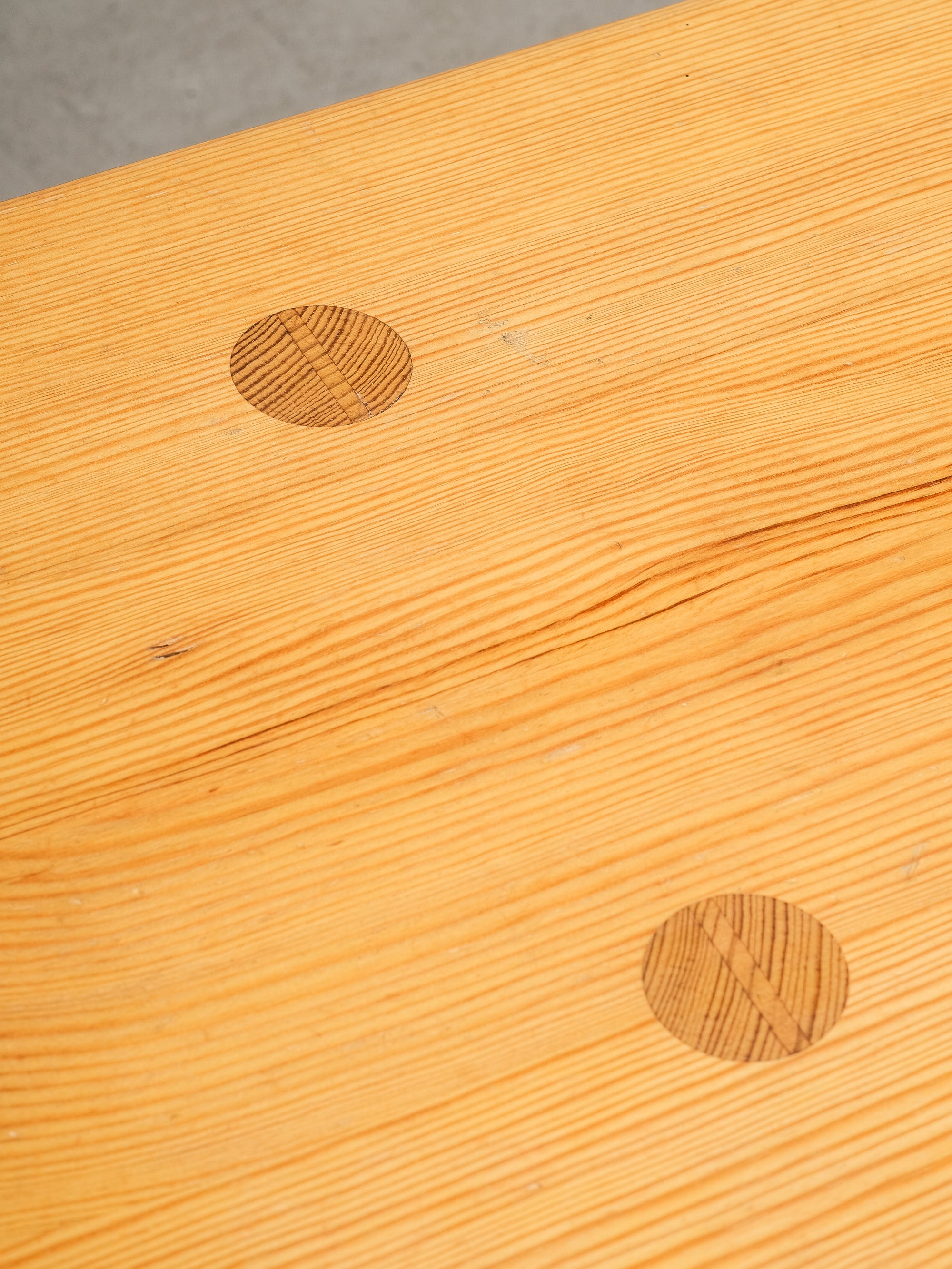 ‘Visingsö’ Bench in Solid Pine by Carl Malmsten for Svensk Fur, Sweden, 1950s