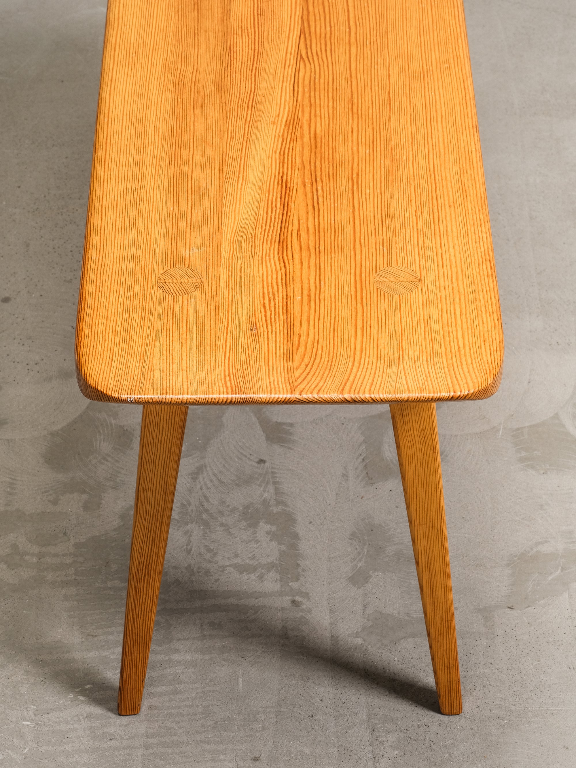 ‘Visingsö’ Bench in Solid Pine by Carl Malmsten for Svensk Fur, Sweden, 1950s