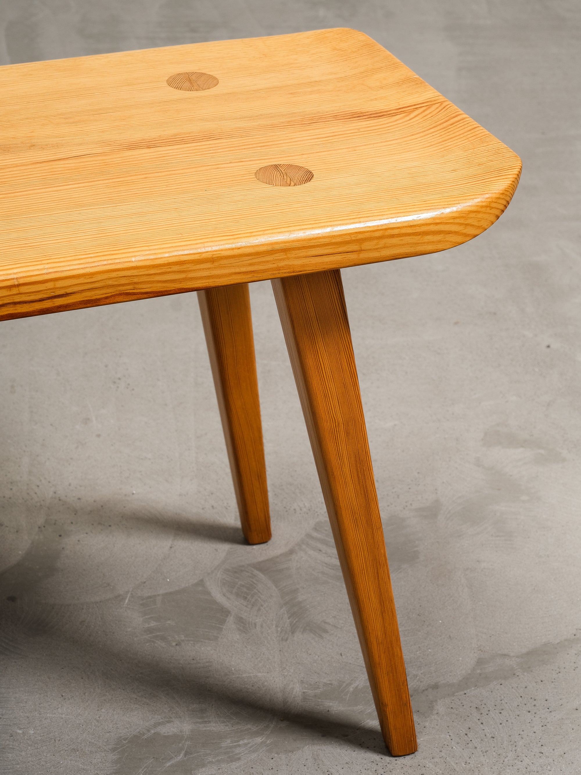 ‘Visingsö’ Bench in Solid Pine by Carl Malmsten for Svensk Fur, Sweden, 1950s