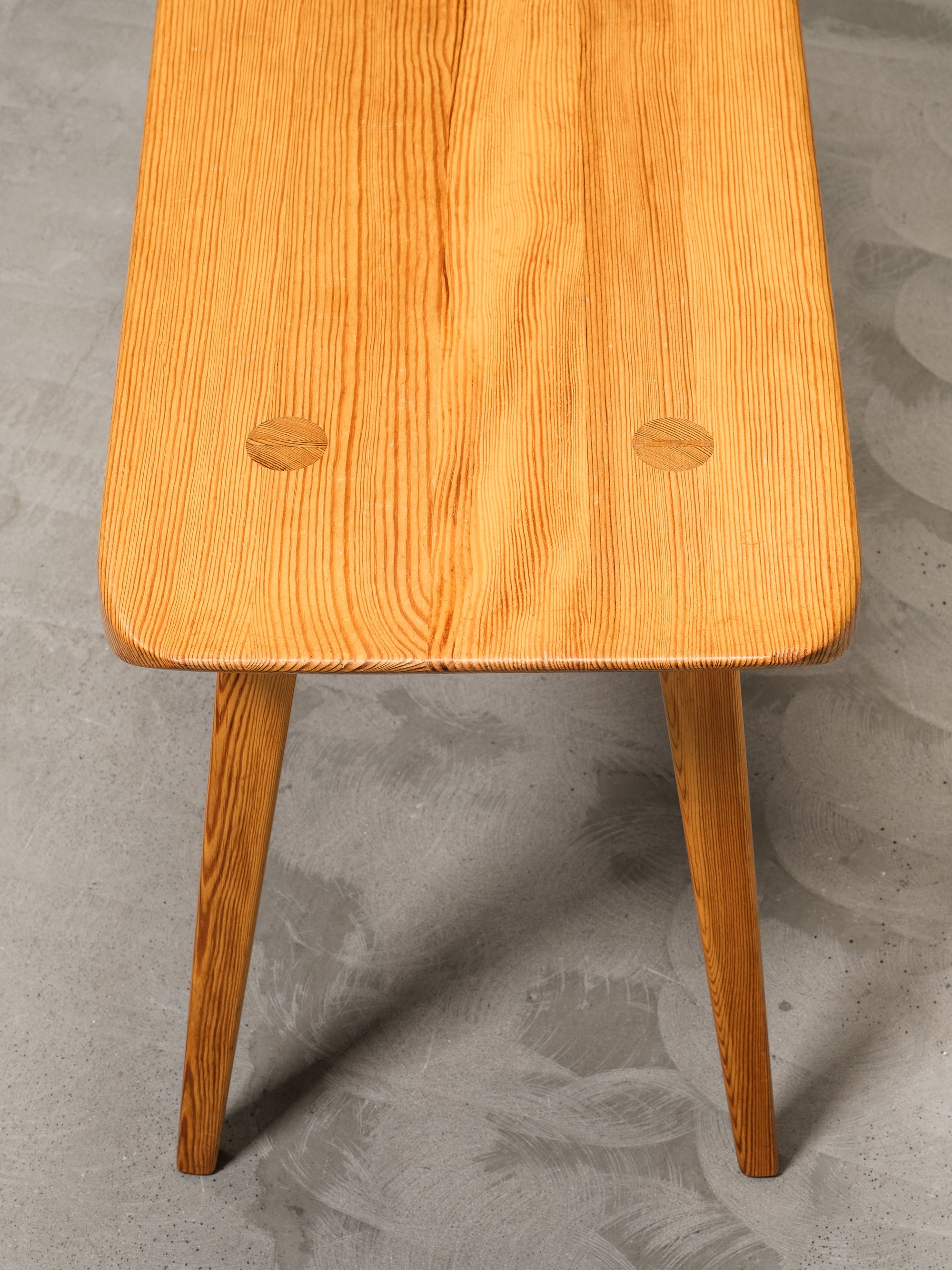 ‘Visingsö’ Bench in Solid Pine by Carl Malmsten for Svensk Fur, Sweden, 1950s