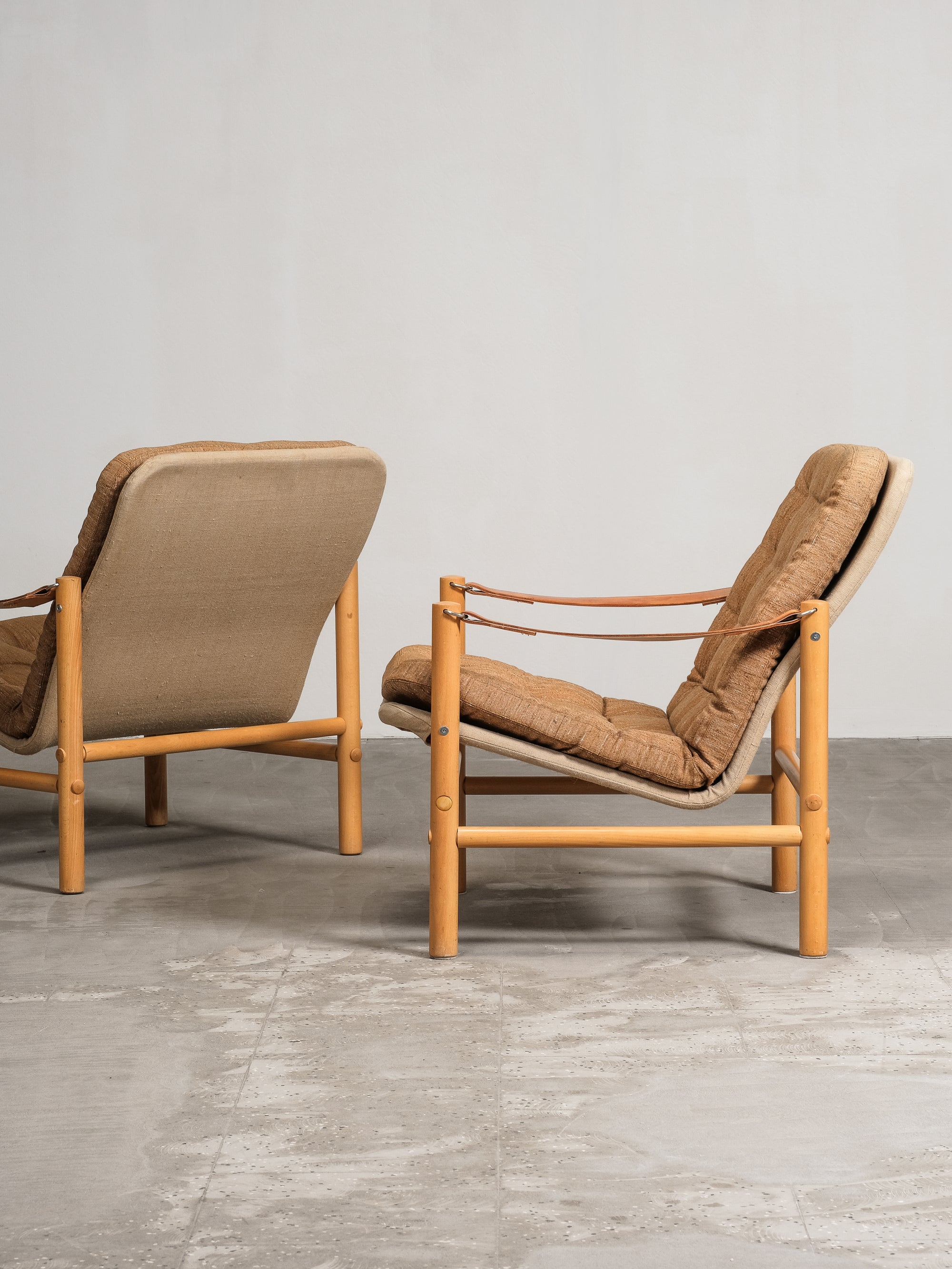 Pair of Bror Boije ‘Junker’ Armchairs, DUX, Sweden, 1969