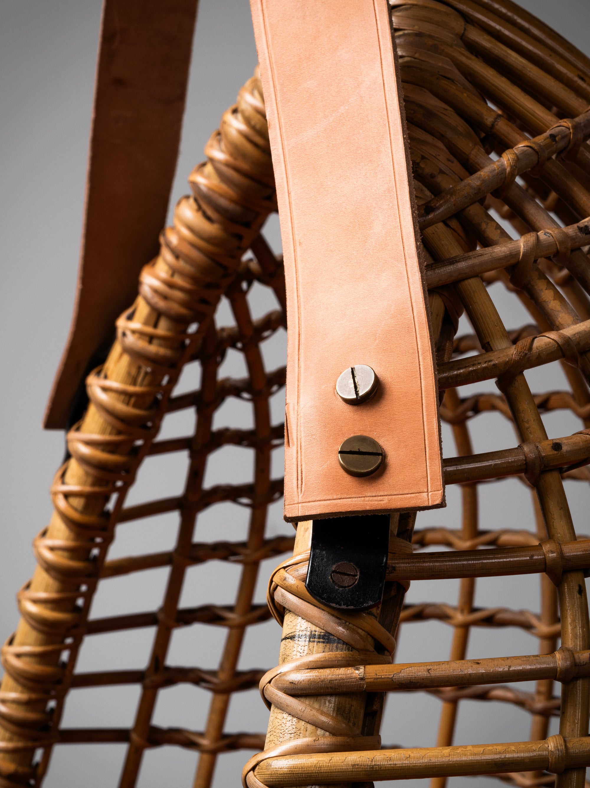 Pendant Rattan Chair ‘Eureka’ by Giovanni Travasa, Bonacina, Italy, 1950s