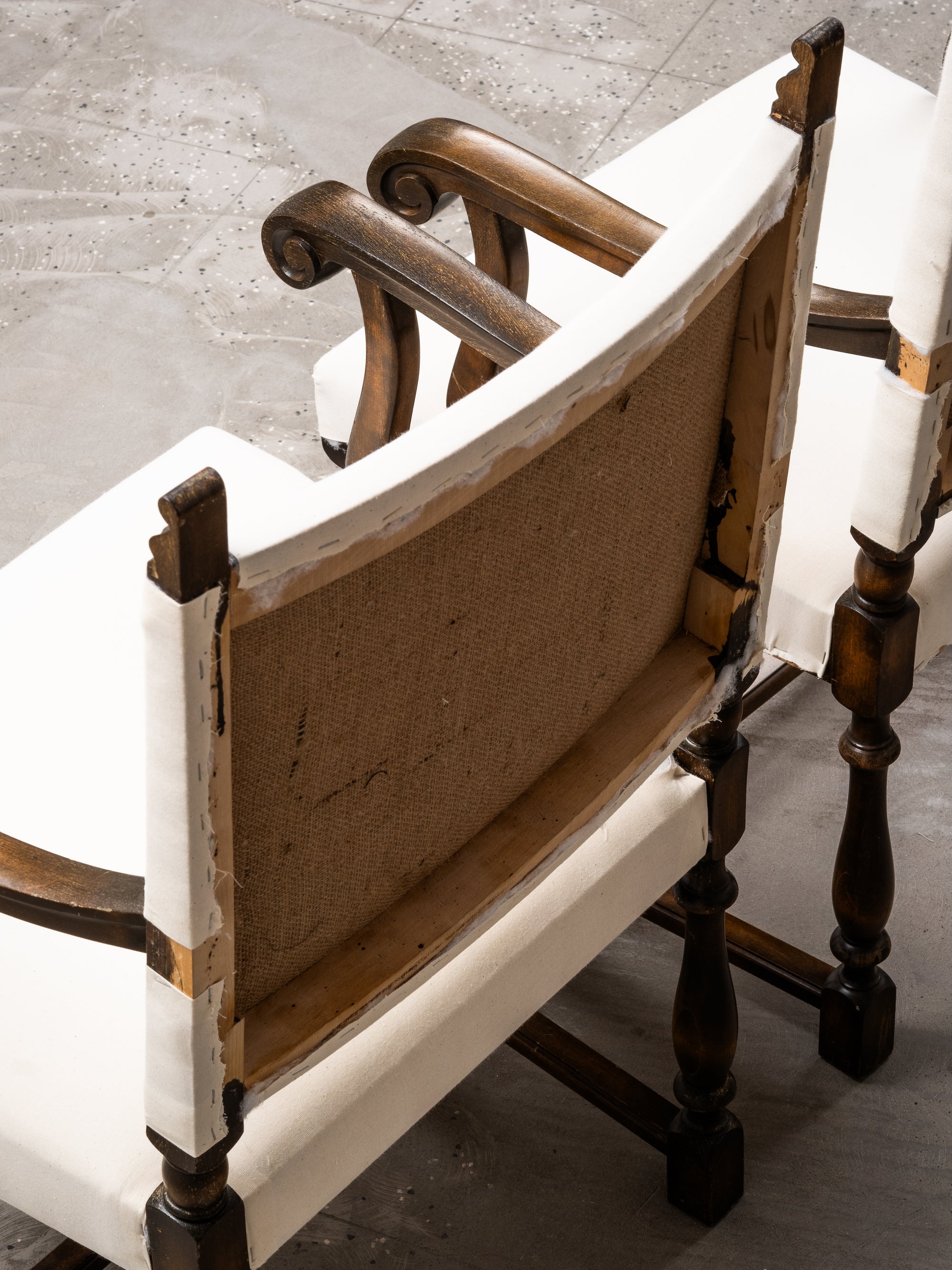 Set of 8 Swedish Grace Style Dining Chairs by Sundströms Snickeri, 1930s