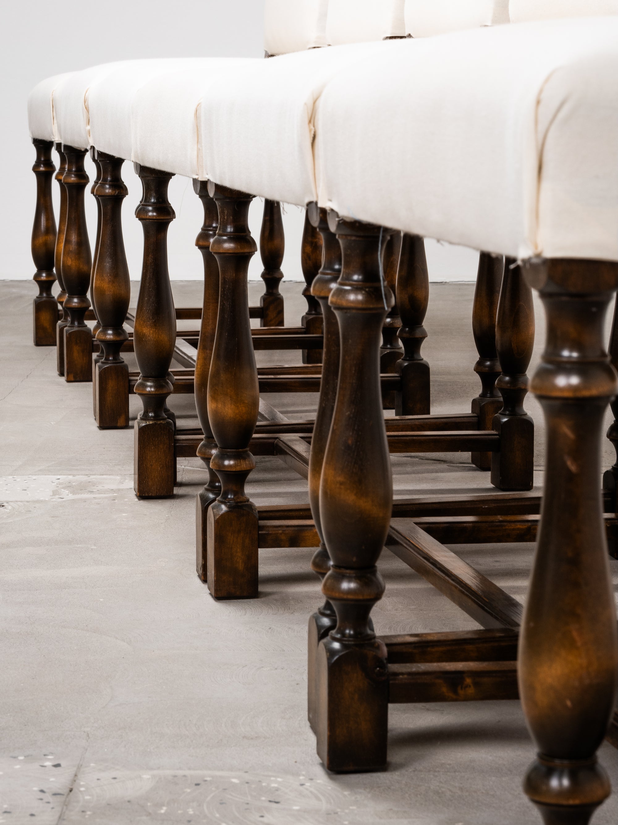 Set of 8 Swedish Grace Style Dining Chairs by Sundströms Snickeri, 1930s