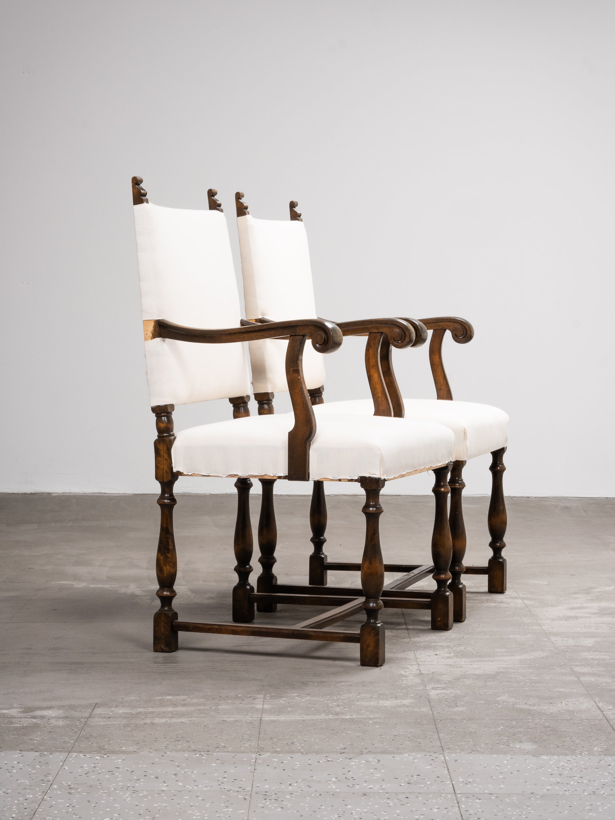 Set of 8 Swedish Grace Style Dining Chairs by Sundströms Snickeri, 1930s