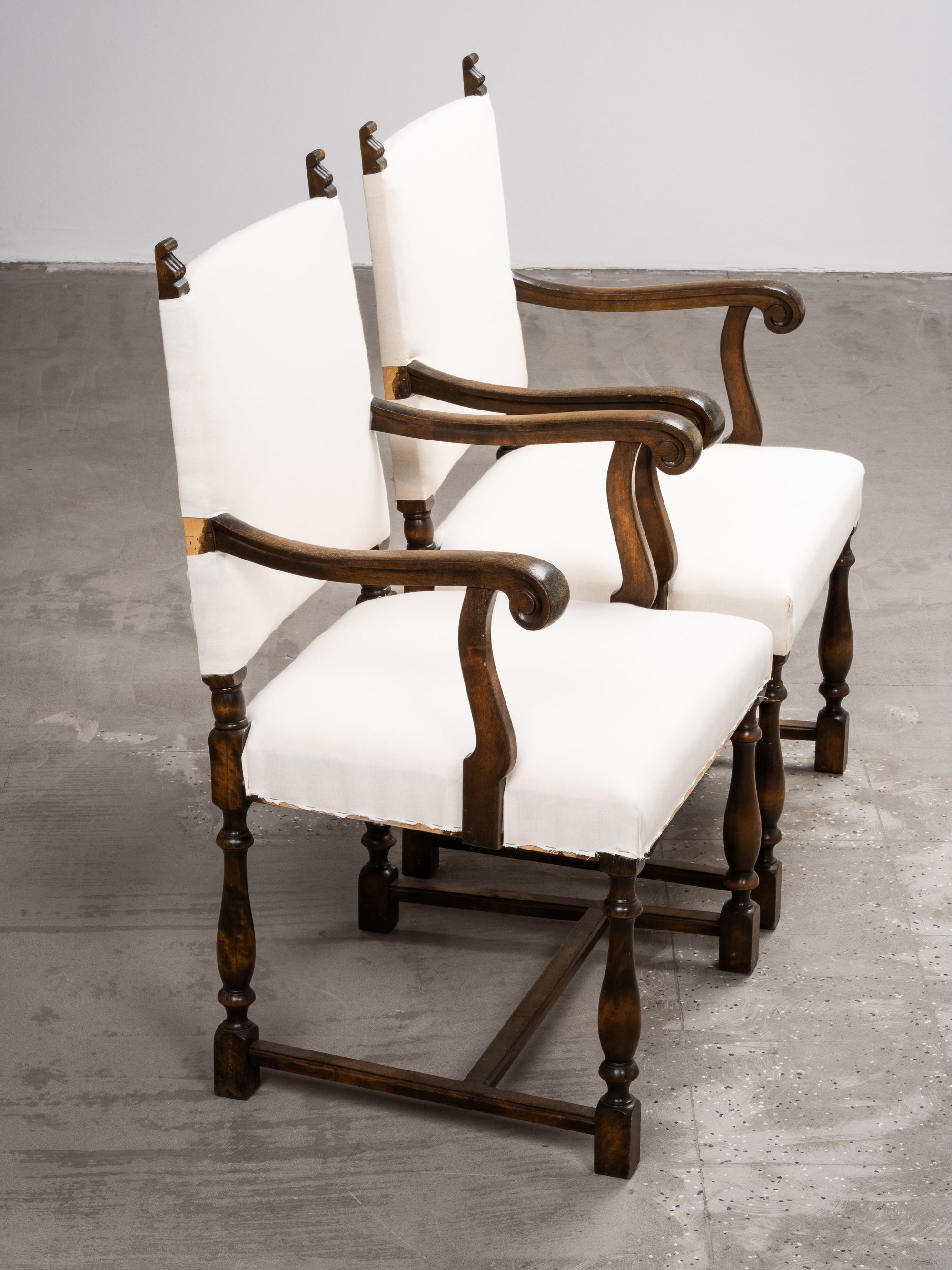Set of 8 Swedish Grace Style Dining Chairs by Sundströms Snickeri, 1930s