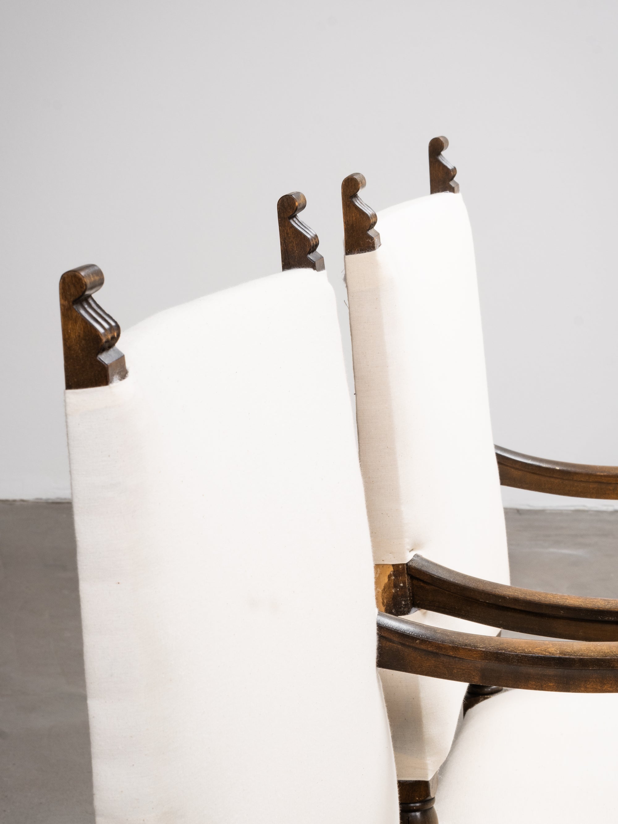 Set of 8 Swedish Grace Style Dining Chairs by Sundströms Snickeri, 1930s