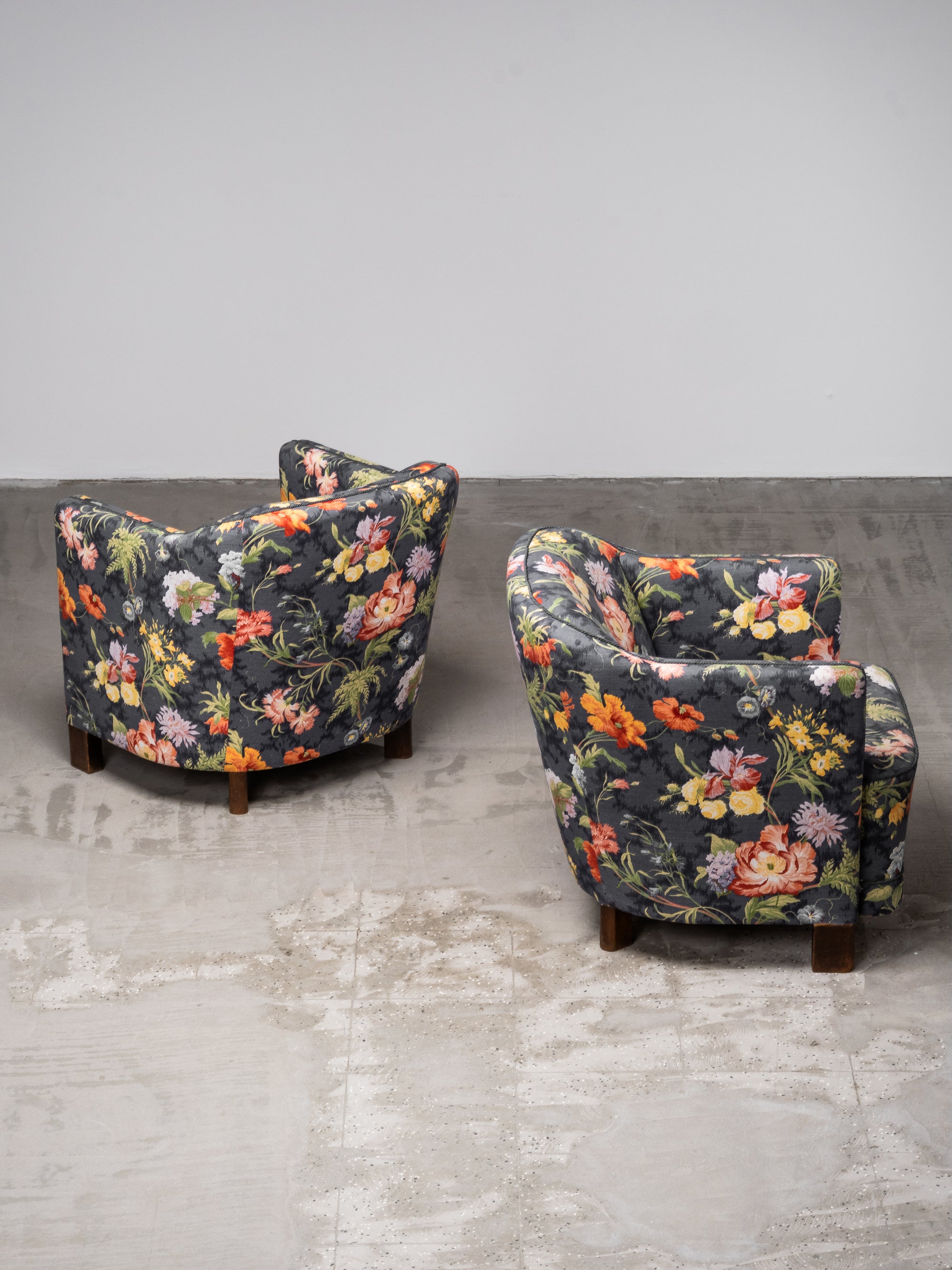 Pair of Finnish Art Deco Model “Continent” Lounge Chairs by Asko, 1930s *ON HOLD*