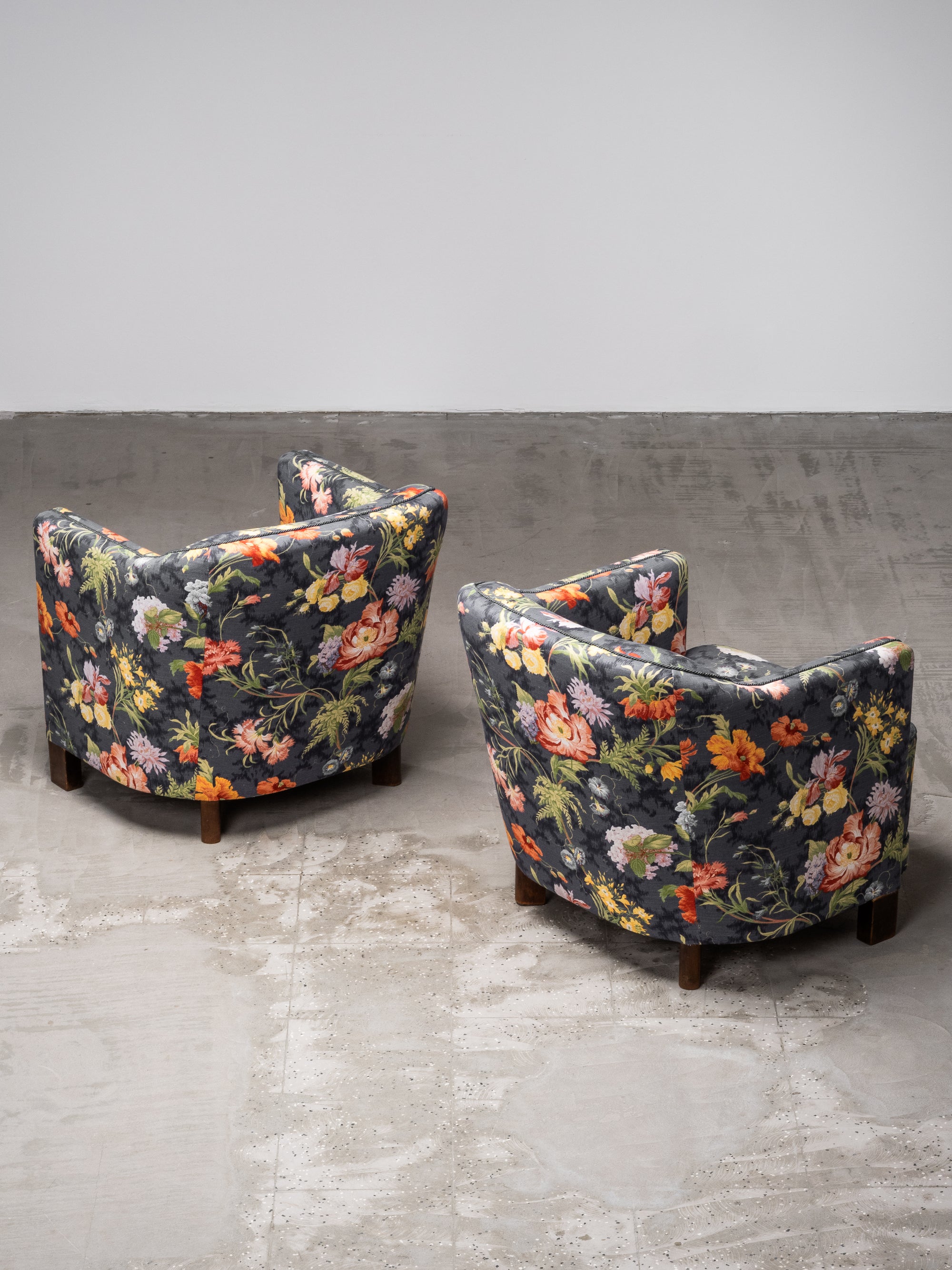 Pair of Finnish Art Deco Model “Continent” Lounge Chairs by Asko, 1930s *ON HOLD*
