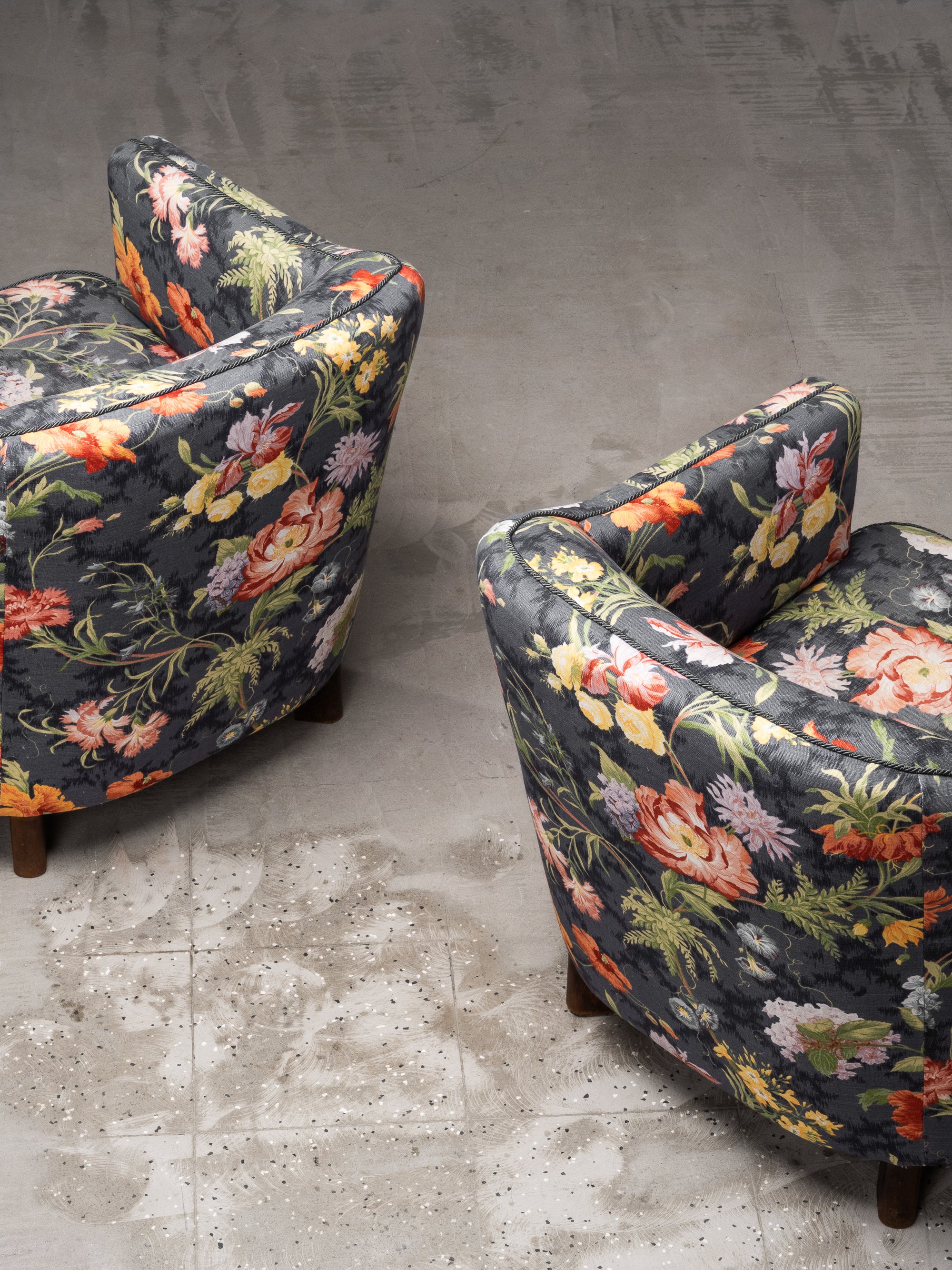 Pair of Finnish Art Deco Model “Continent” Lounge Chairs by Asko, 1930s *ON HOLD*