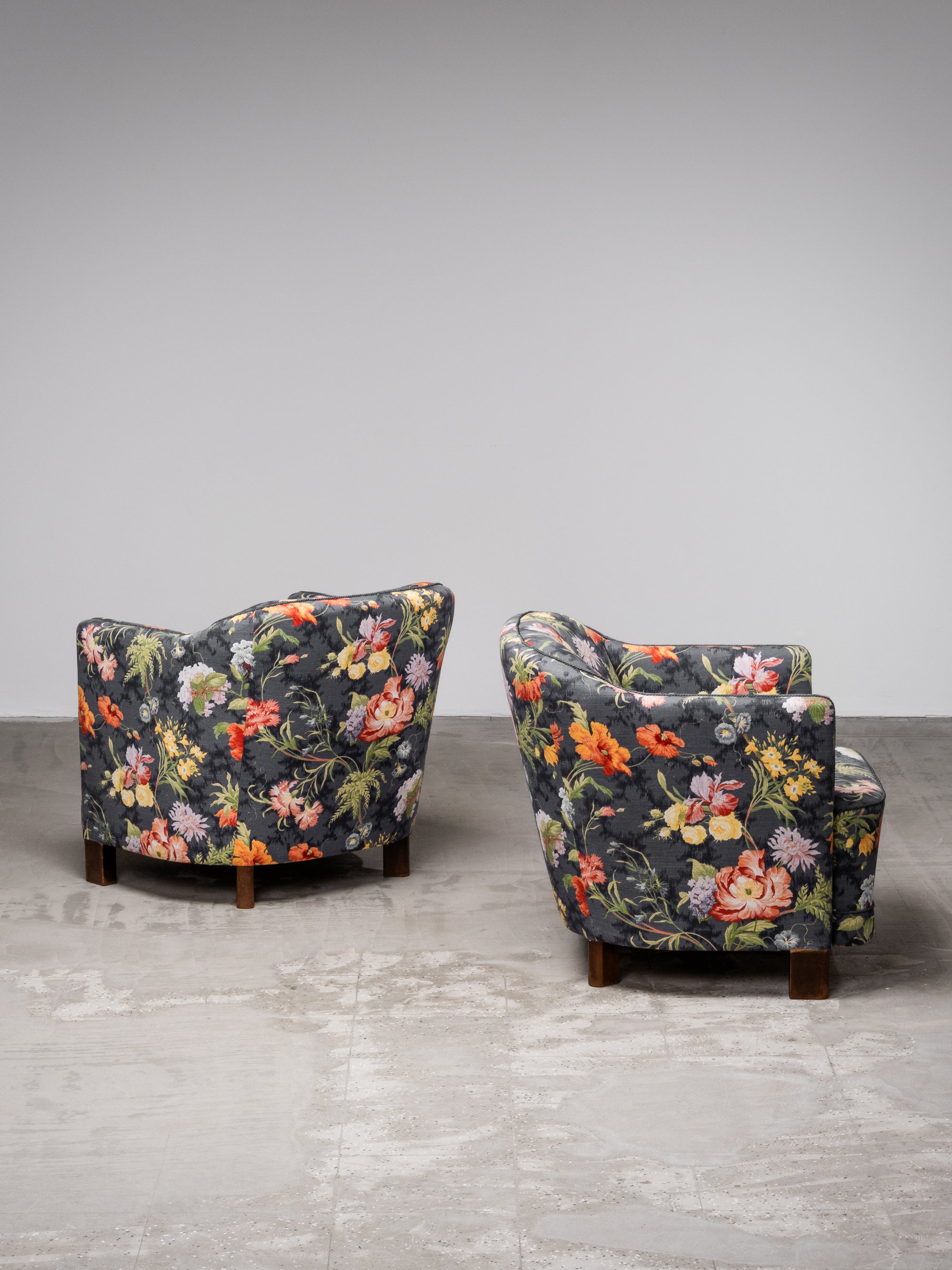 Pair of Finnish Art Deco Model “Continent” Lounge Chairs by Asko, 1930s *ON HOLD*