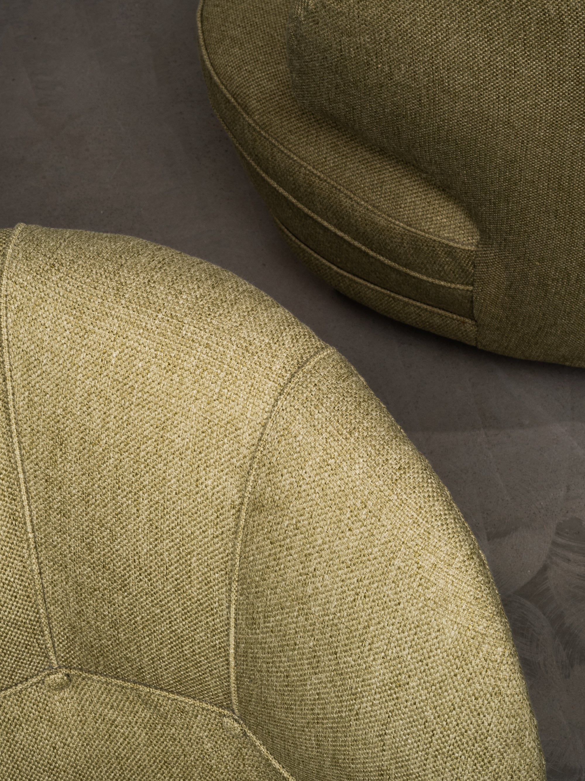 Pair of Carl-Johan Boman Lounge Chairs with Sculpted Back, Finland, 1940s