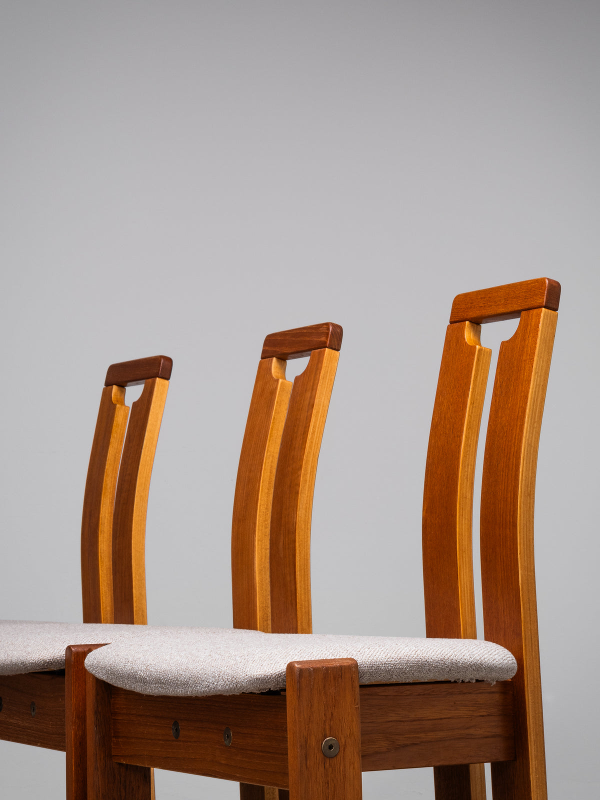Set of 4 “Tellus” Teak Dining Chairs by Torstein Nilsen, Norway, 1980s