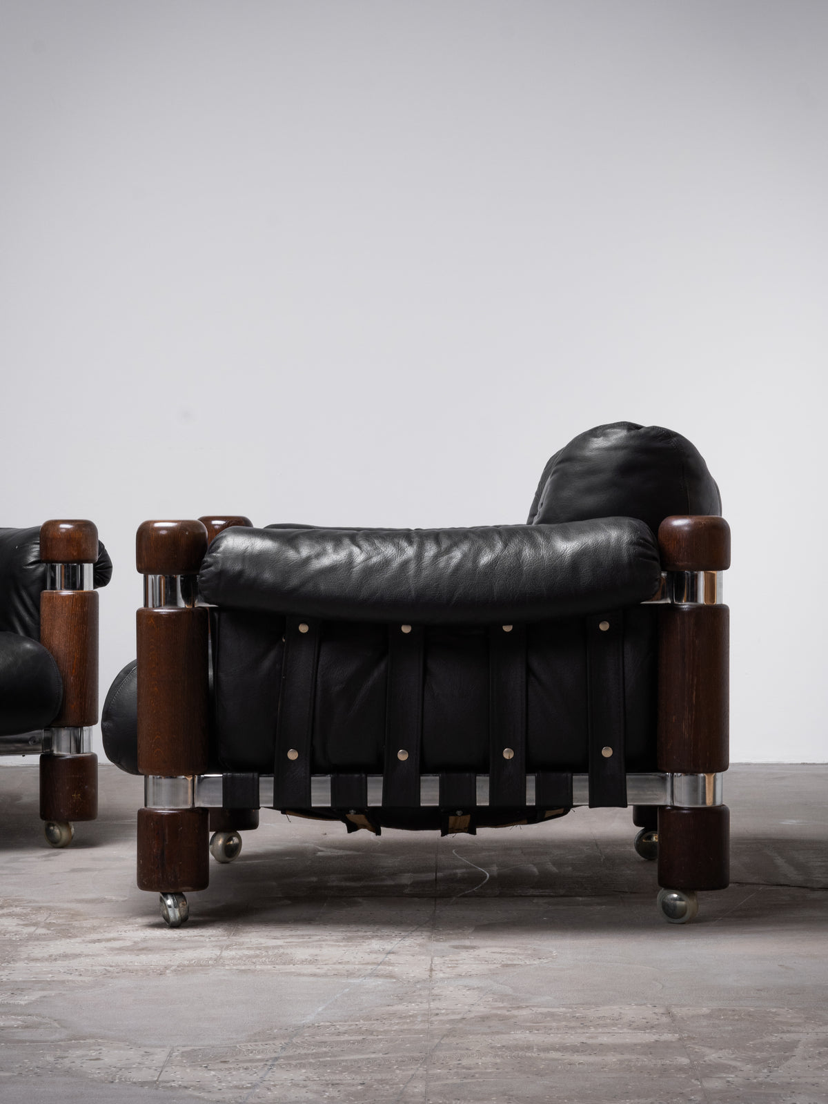 Pair of ‘El Rancho’ Lounge Chairs by Maija Ruoslahti, Finland, 1970s