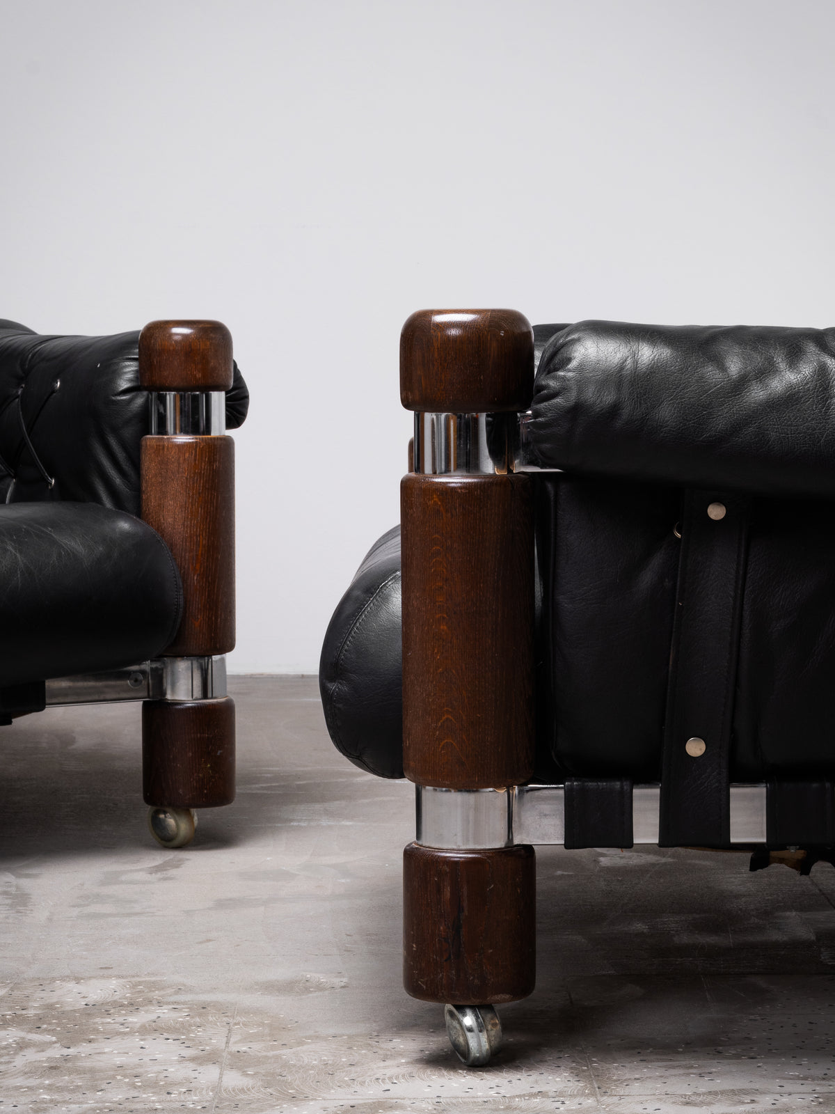 Pair of ‘El Rancho’ Lounge Chairs by Maija Ruoslahti, Finland, 1970s