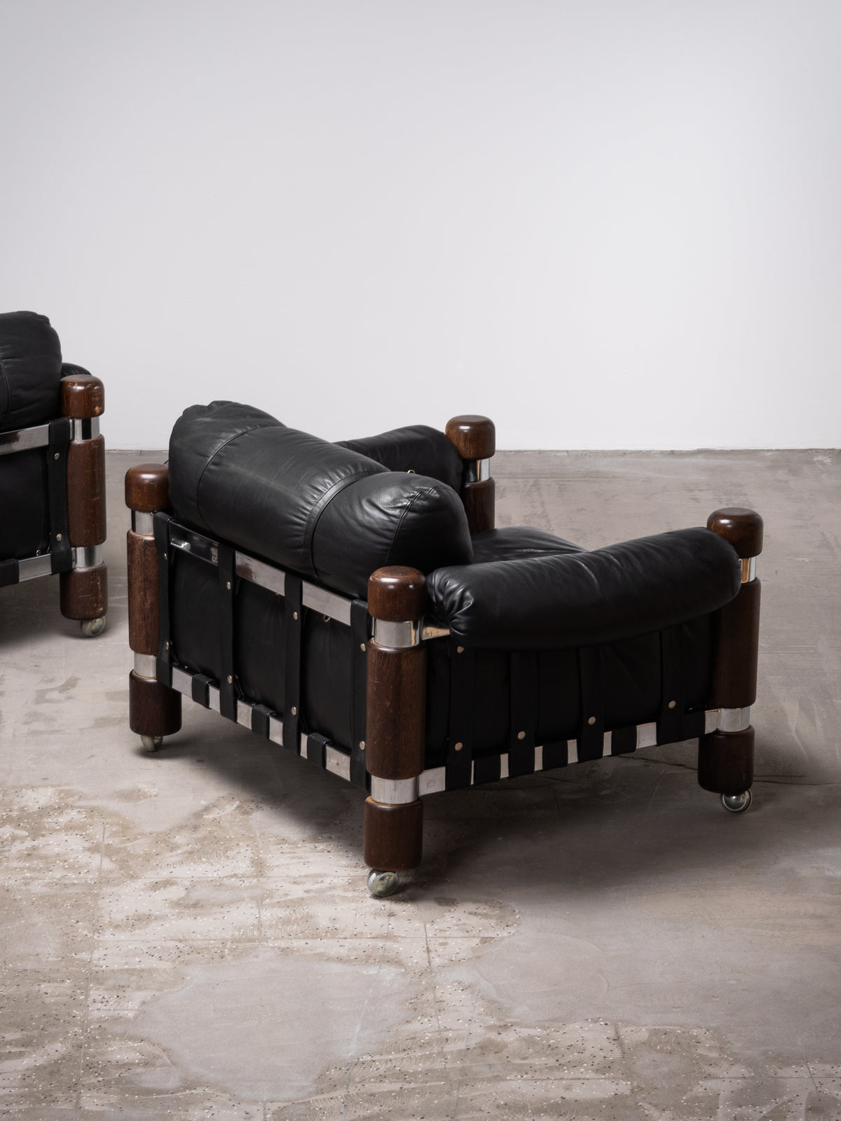 Pair of ‘El Rancho’ Lounge Chairs by Maija Ruoslahti, Finland, 1970s