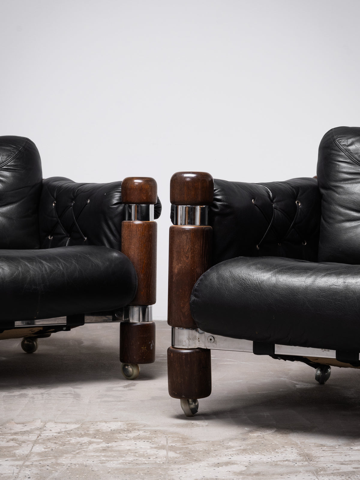 Pair of ‘El Rancho’ Lounge Chairs by Maija Ruoslahti, Finland, 1970s