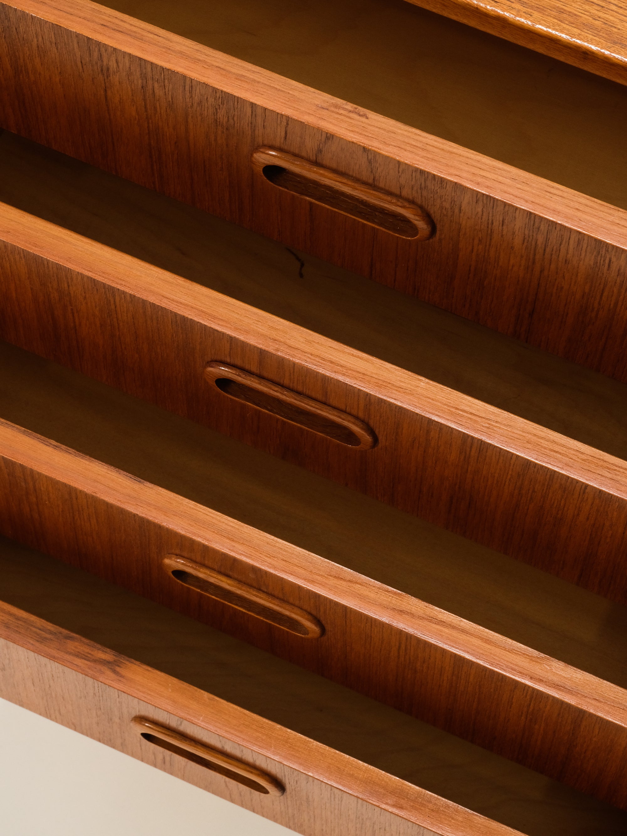 Four Drawer Teak Chest, 1960s