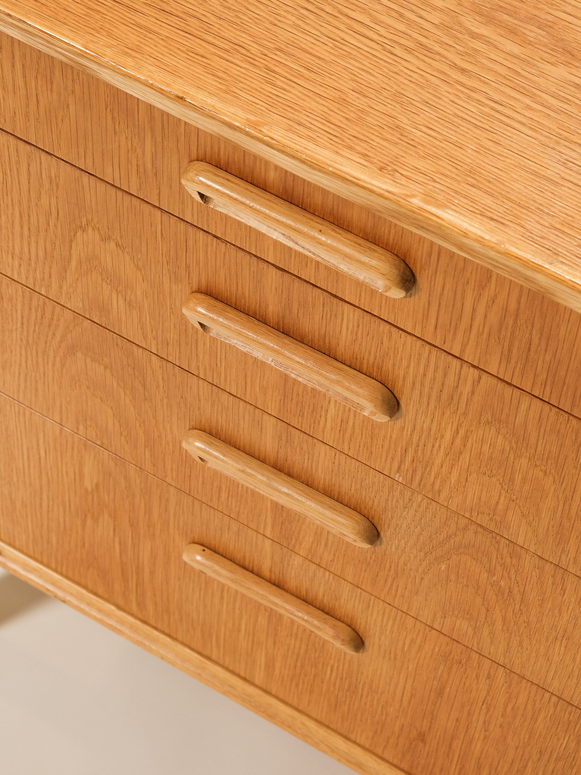 Scandinavian Mid-Century Oak Drawer