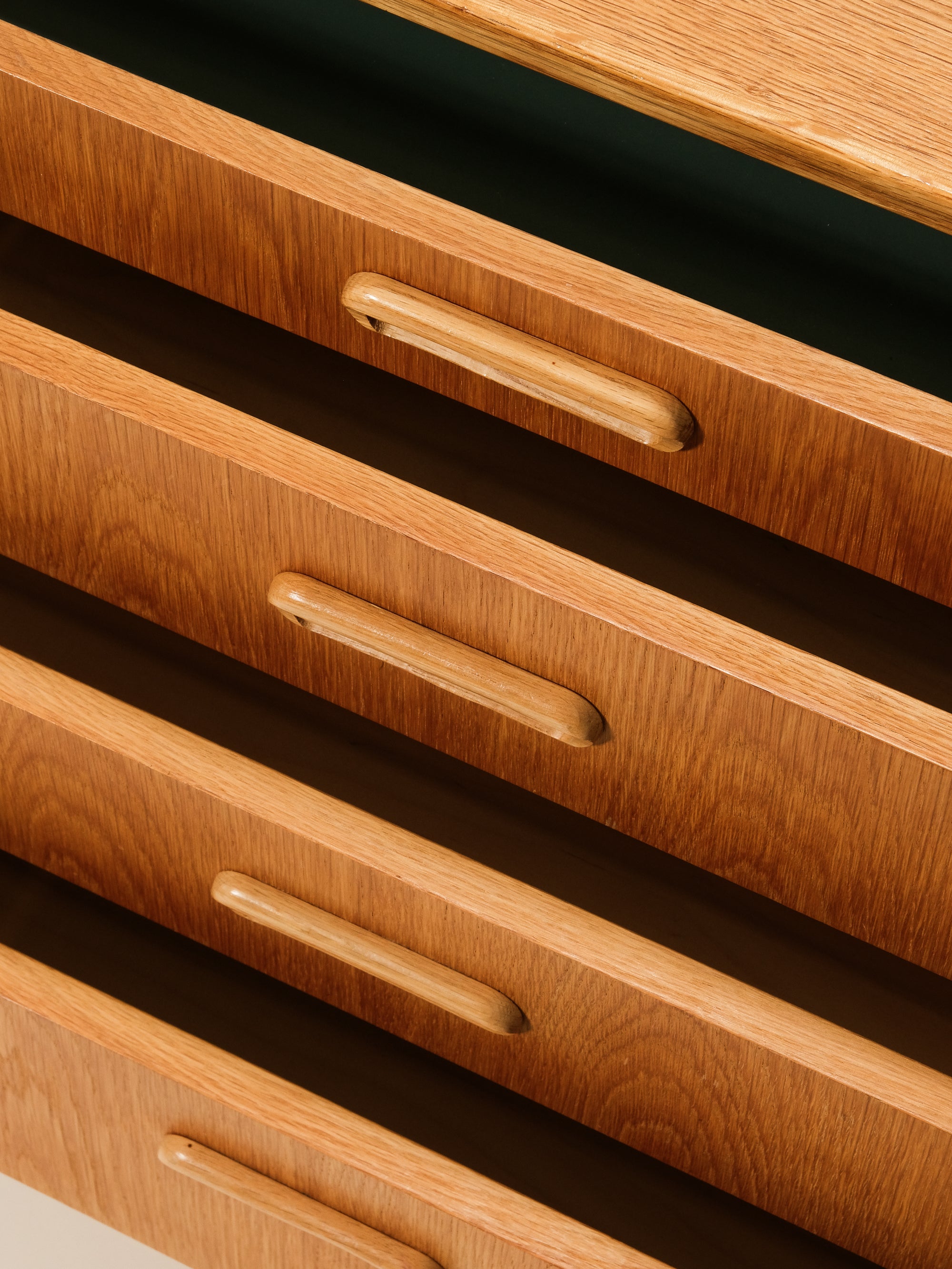 Scandinavian Mid-Century Oak Drawer