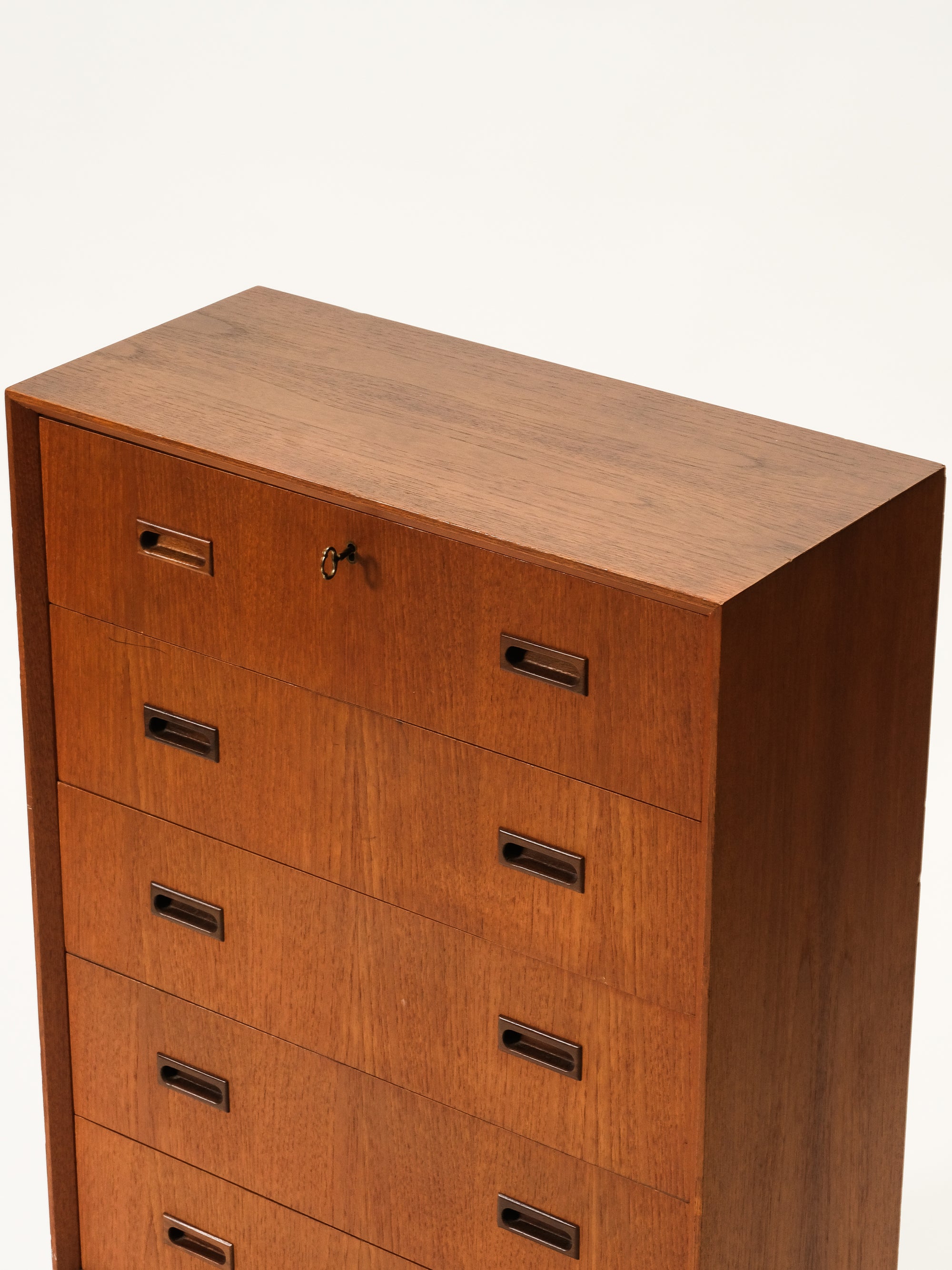 Five Drawer Teak Chest, 1960s