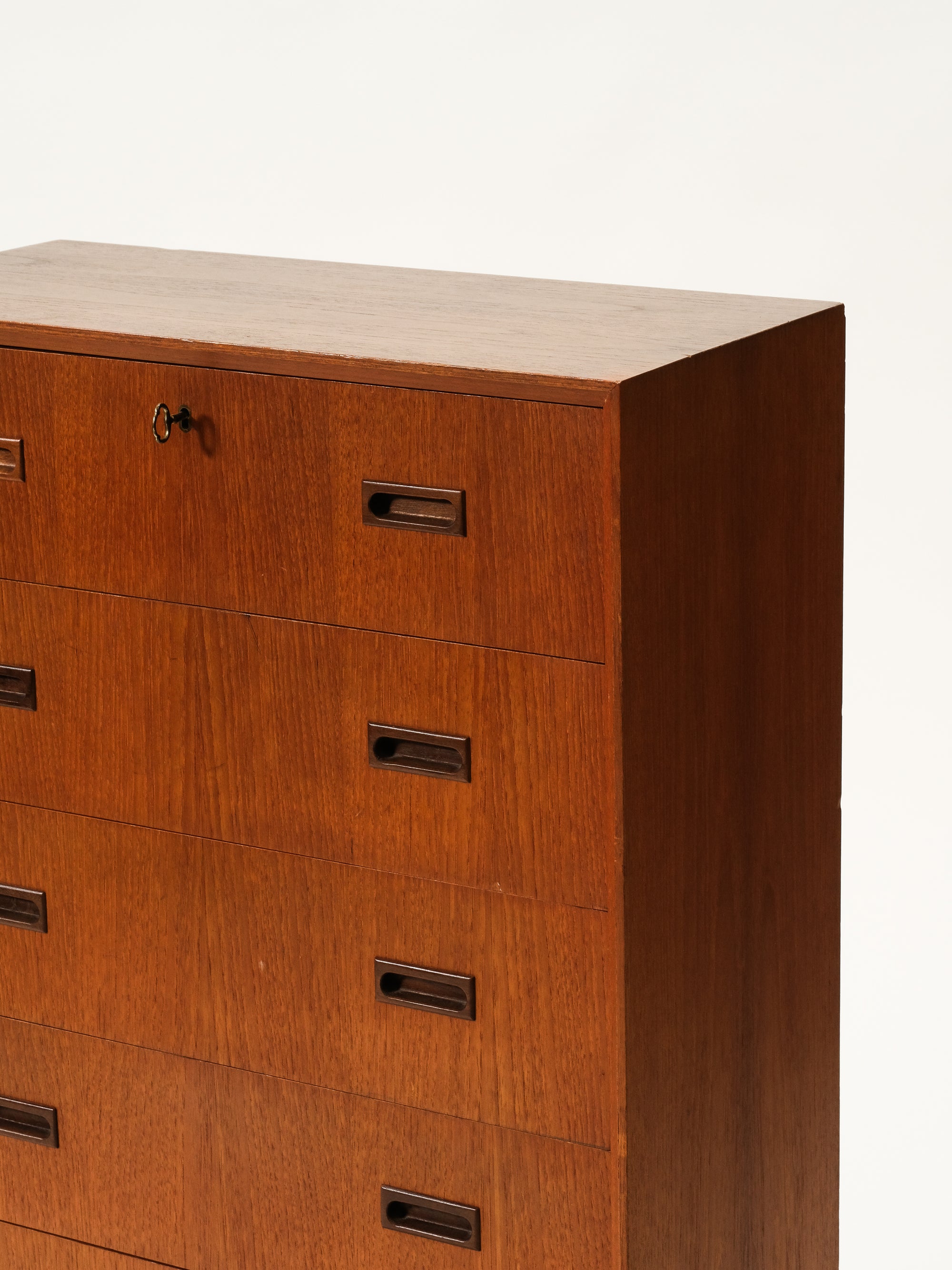 Five Drawer Teak Chest, 1960s