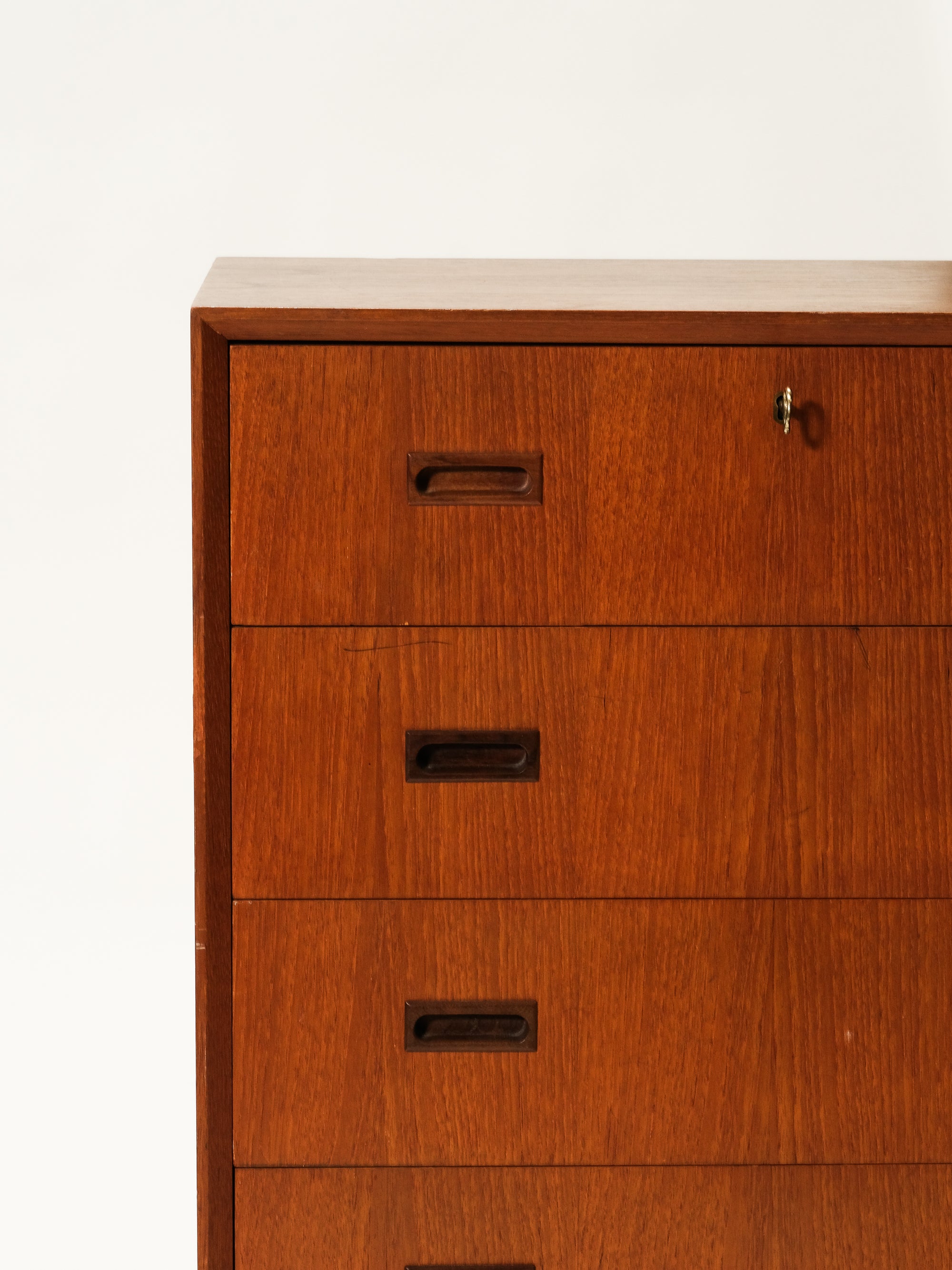 Five Drawer Teak Chest, 1960s