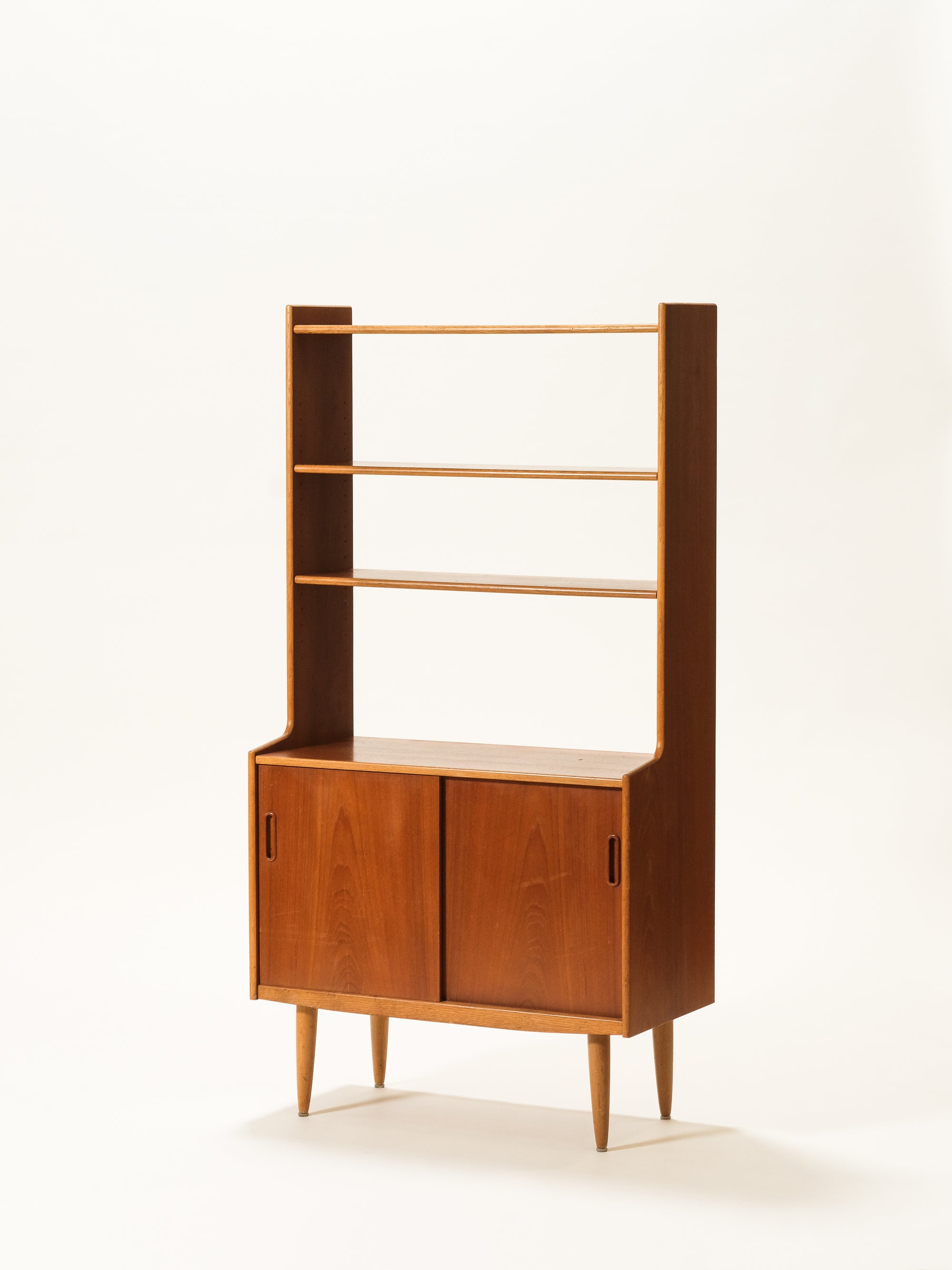 Scandinavian Teak &amp; Oak Bookshelf, 1950s
