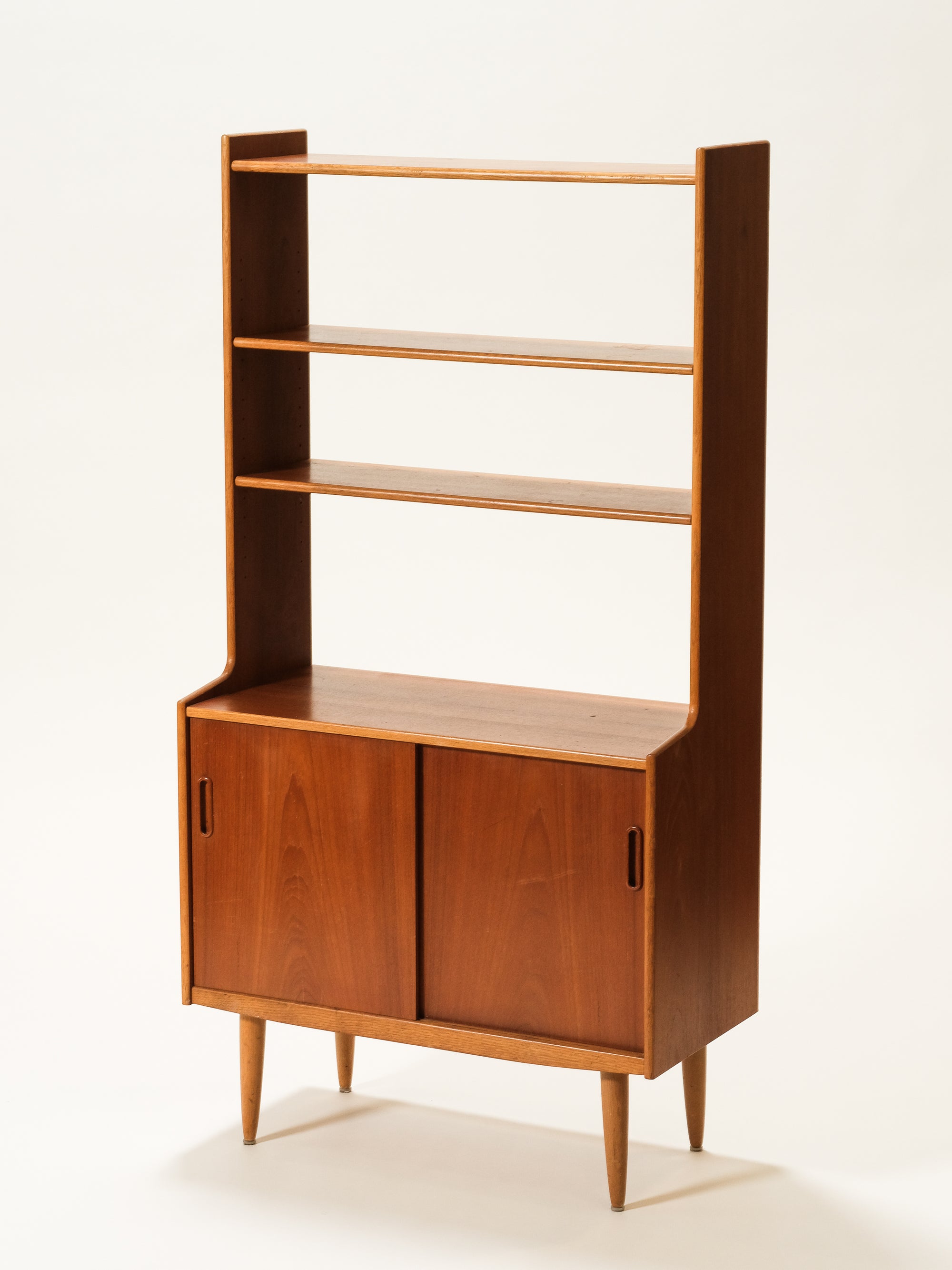 Scandinavian Teak &amp; Oak Bookshelf, 1950s
