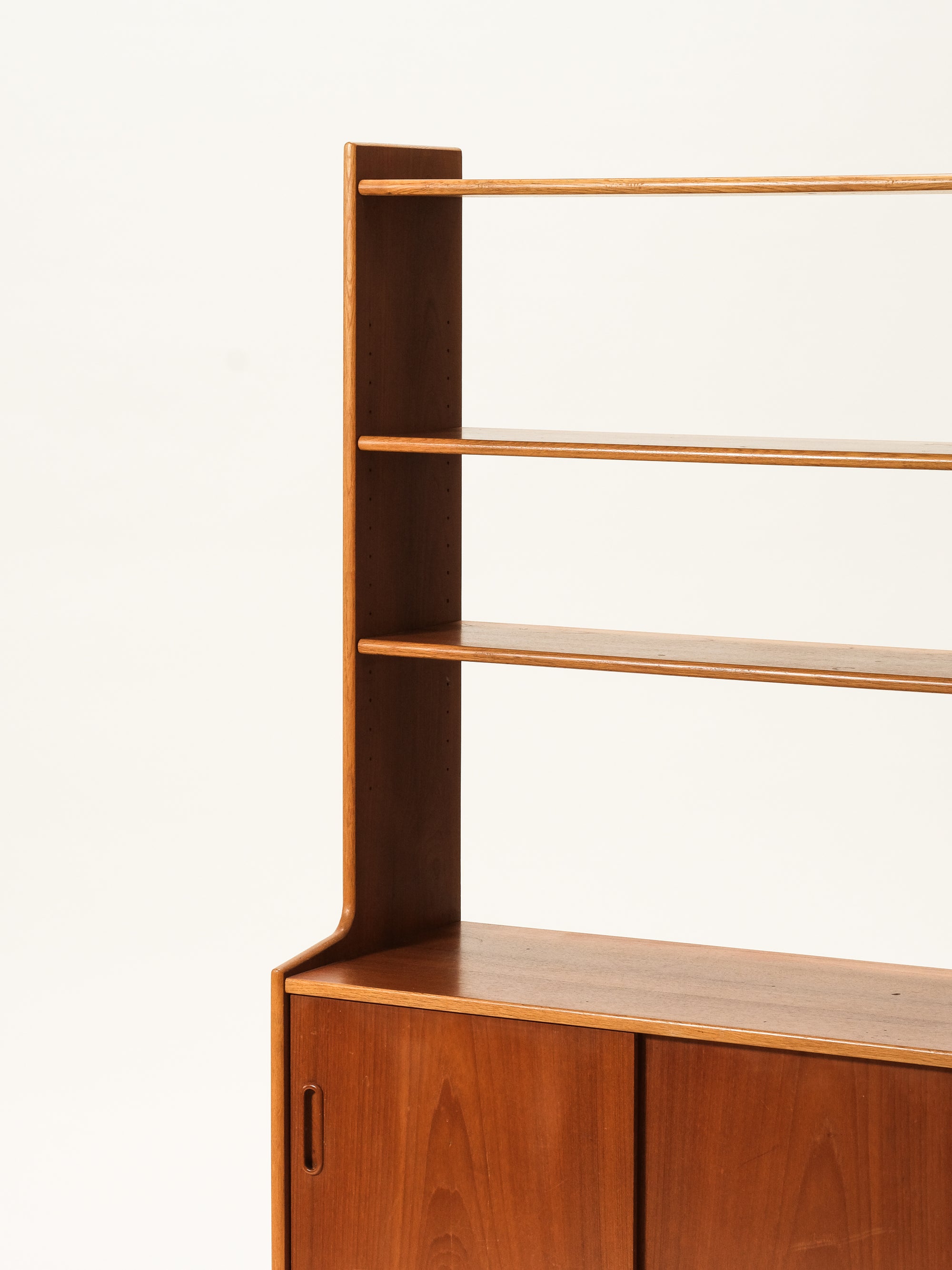 Scandinavian Teak &amp; Oak Bookshelf, 1950s
