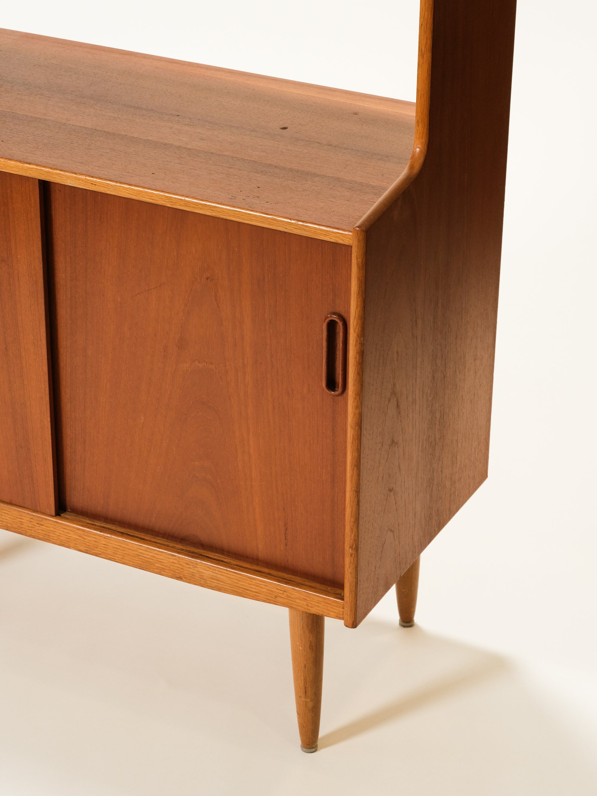 Scandinavian Teak &amp; Oak Bookshelf, 1950s