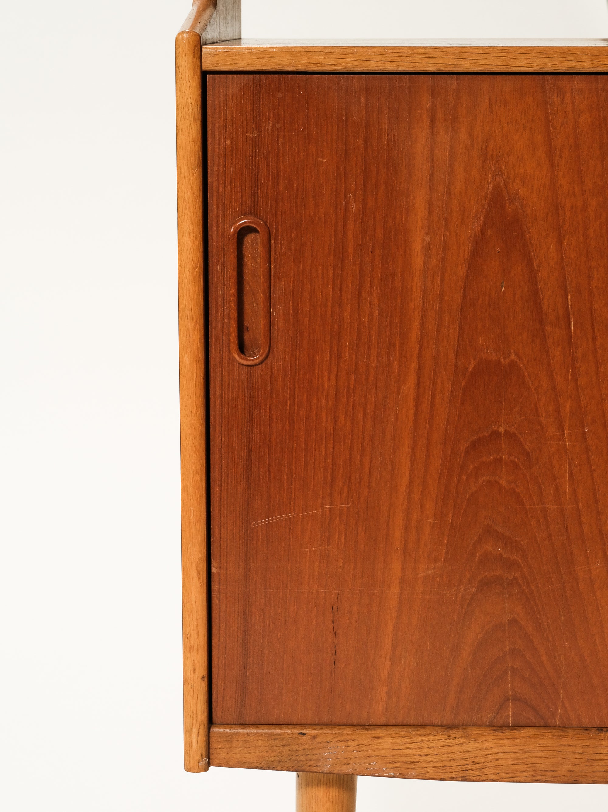 Scandinavian Teak &amp; Oak Bookshelf, 1950s