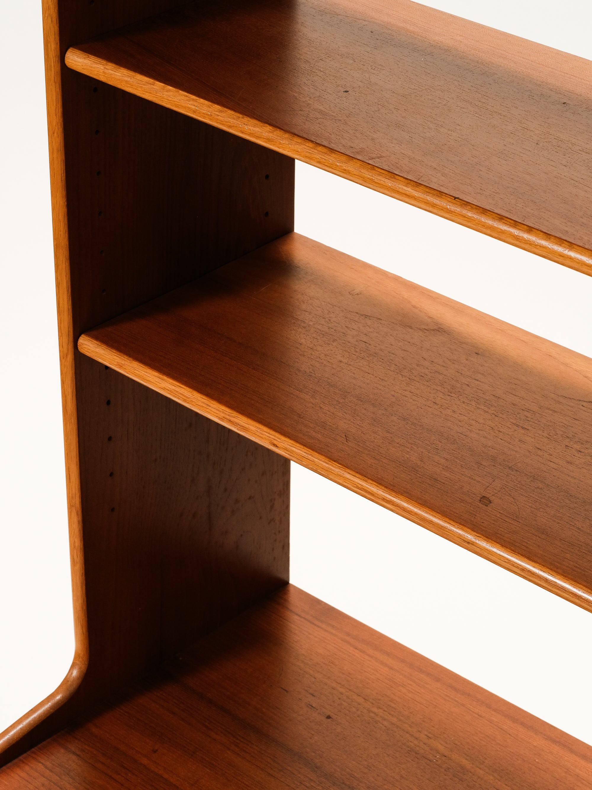 Scandinavian Teak &amp; Oak Bookshelf, 1950s