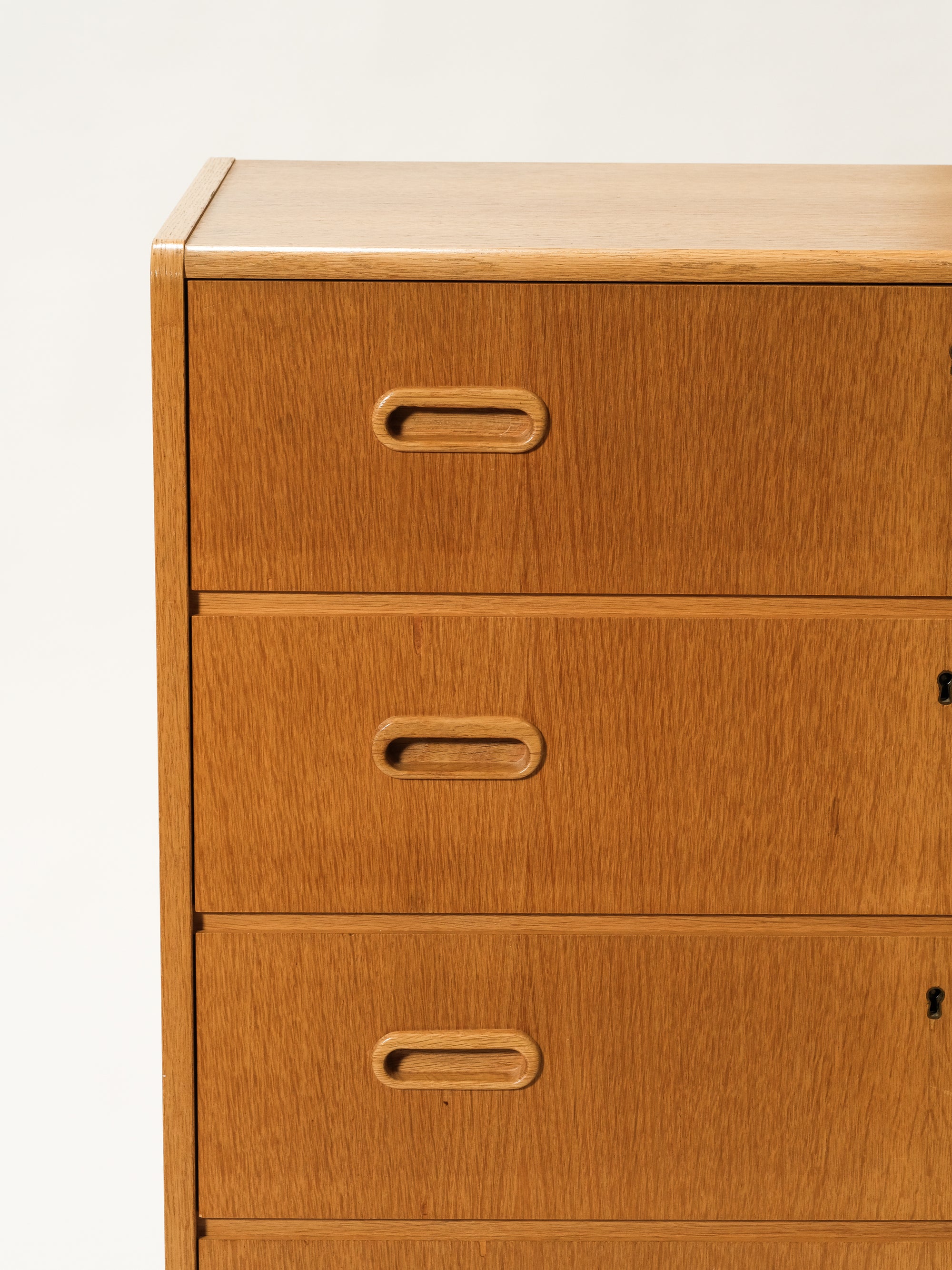 Six Drawer Oak Chest, 1960s