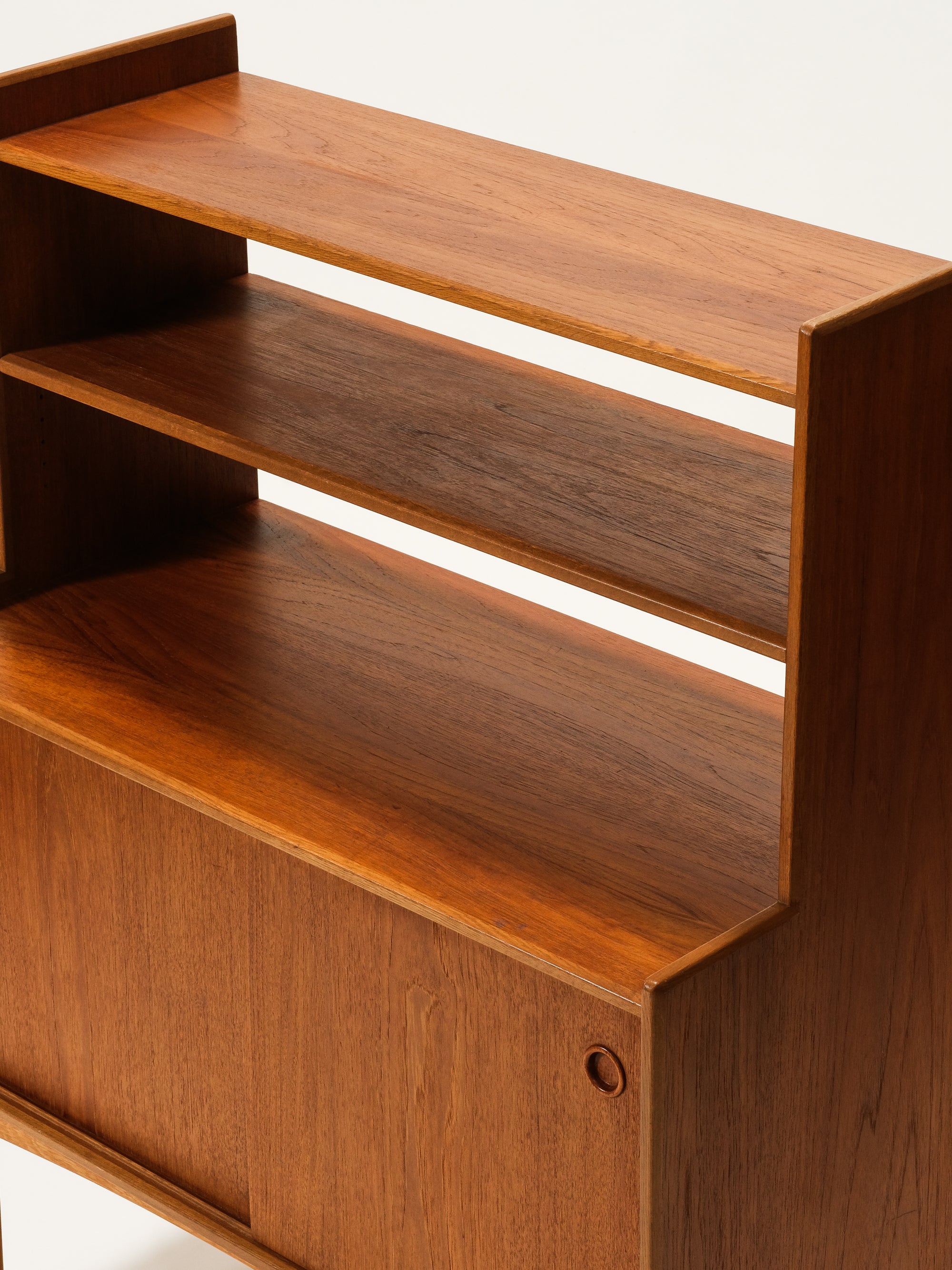 Scandinavian Teak &amp; Oak Cabinet/Bookshelf, 1950s