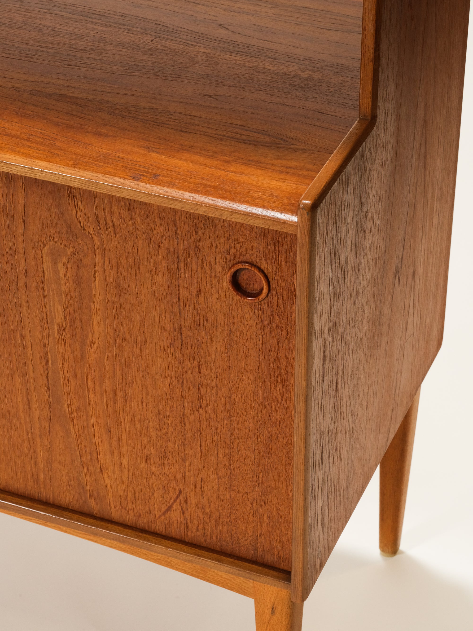 Scandinavian Teak &amp; Oak Cabinet/Bookshelf, 1950s