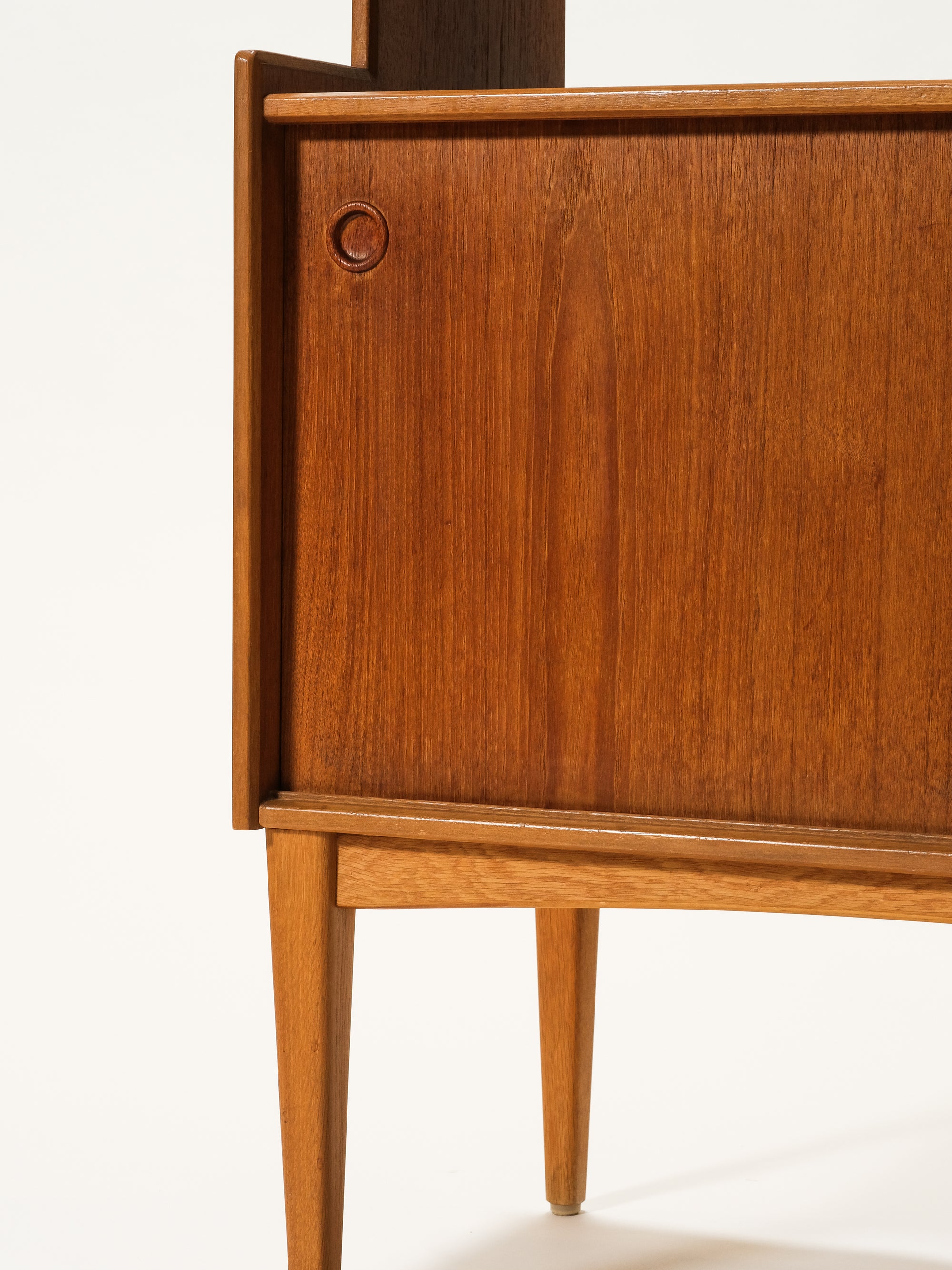 Scandinavian Teak &amp; Oak Cabinet/Bookshelf, 1950s