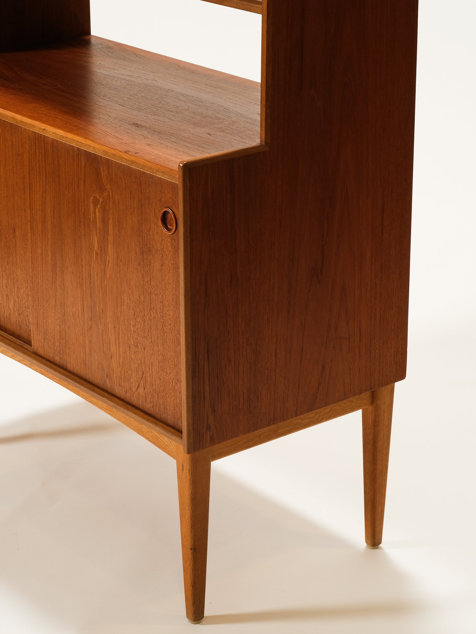 Scandinavian Teak &amp; Oak Cabinet/Bookshelf, 1950s