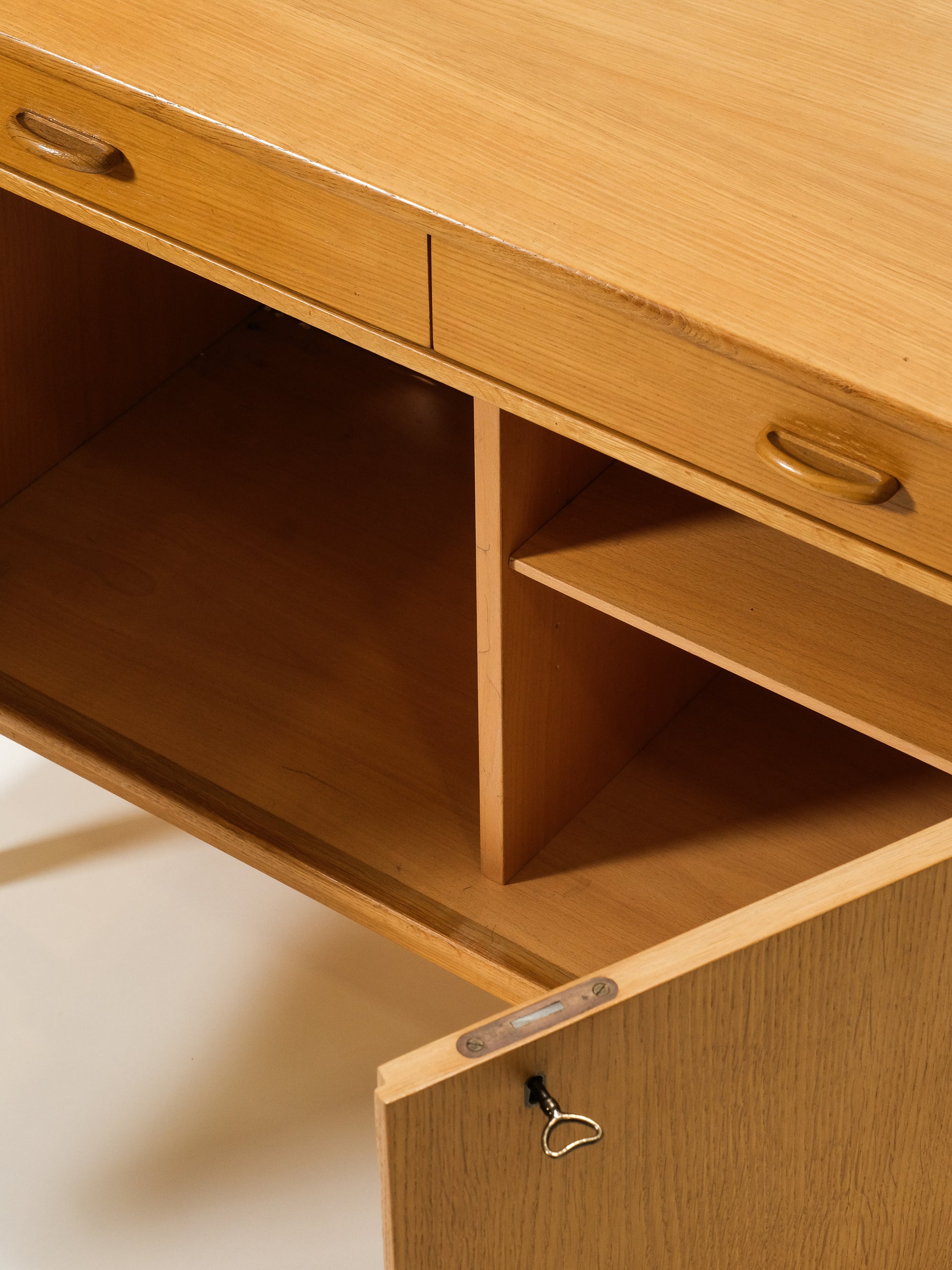 Scandinavian Mid-Century Oak Cabinet