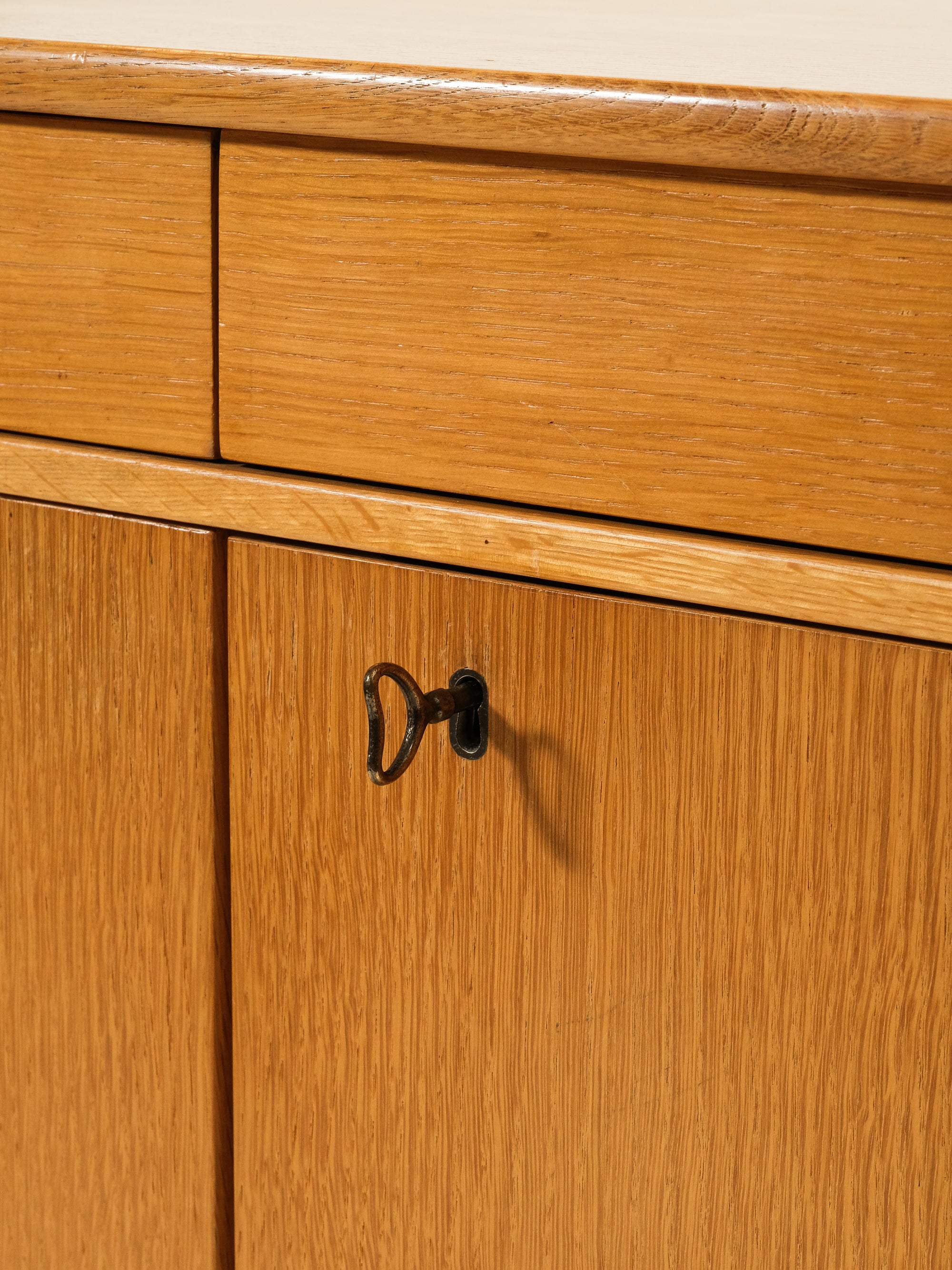 Scandinavian Mid-Century Oak Cabinet