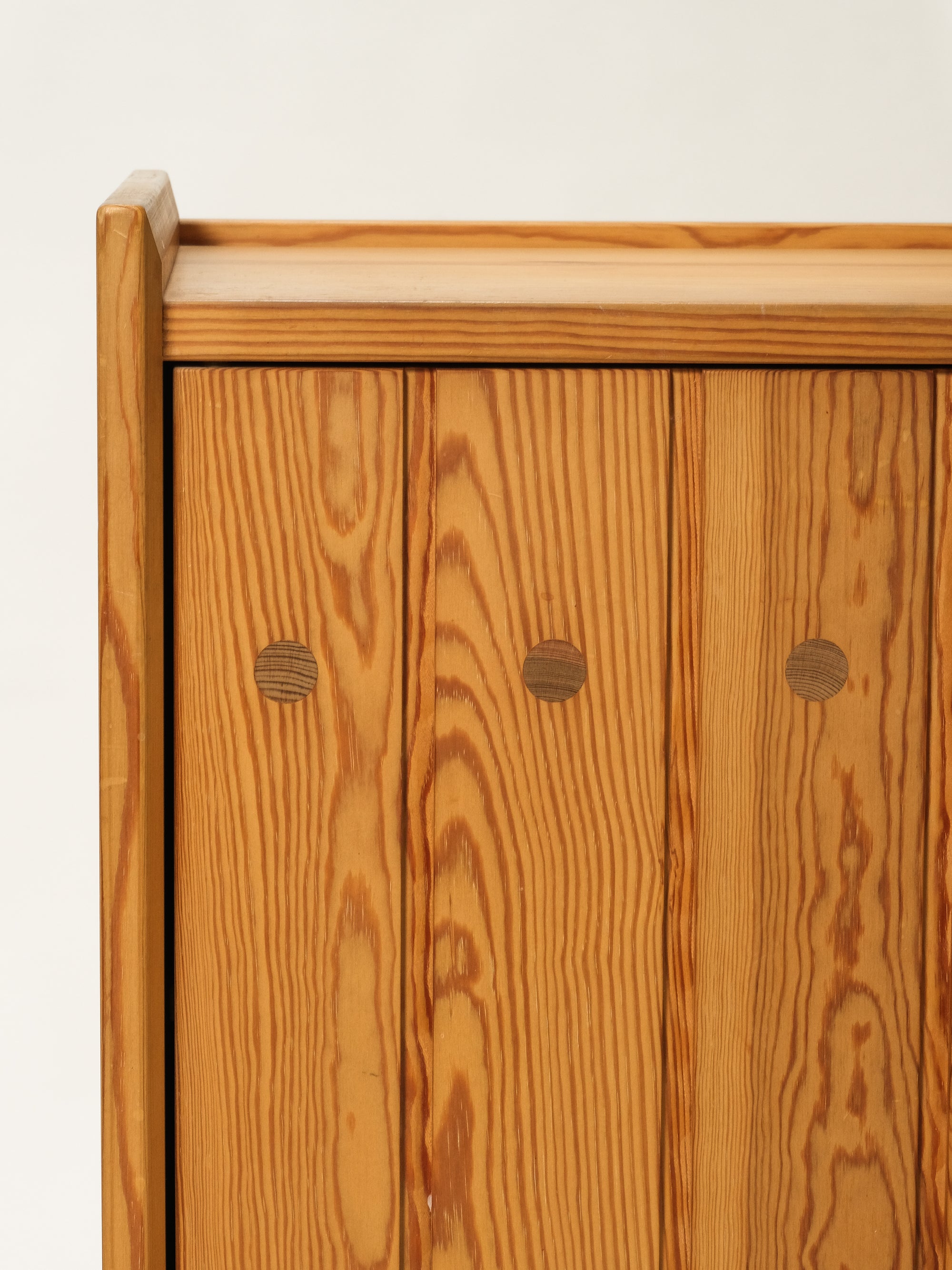 Solid Pine Cabinet from Luxus, Sweden, 1960s