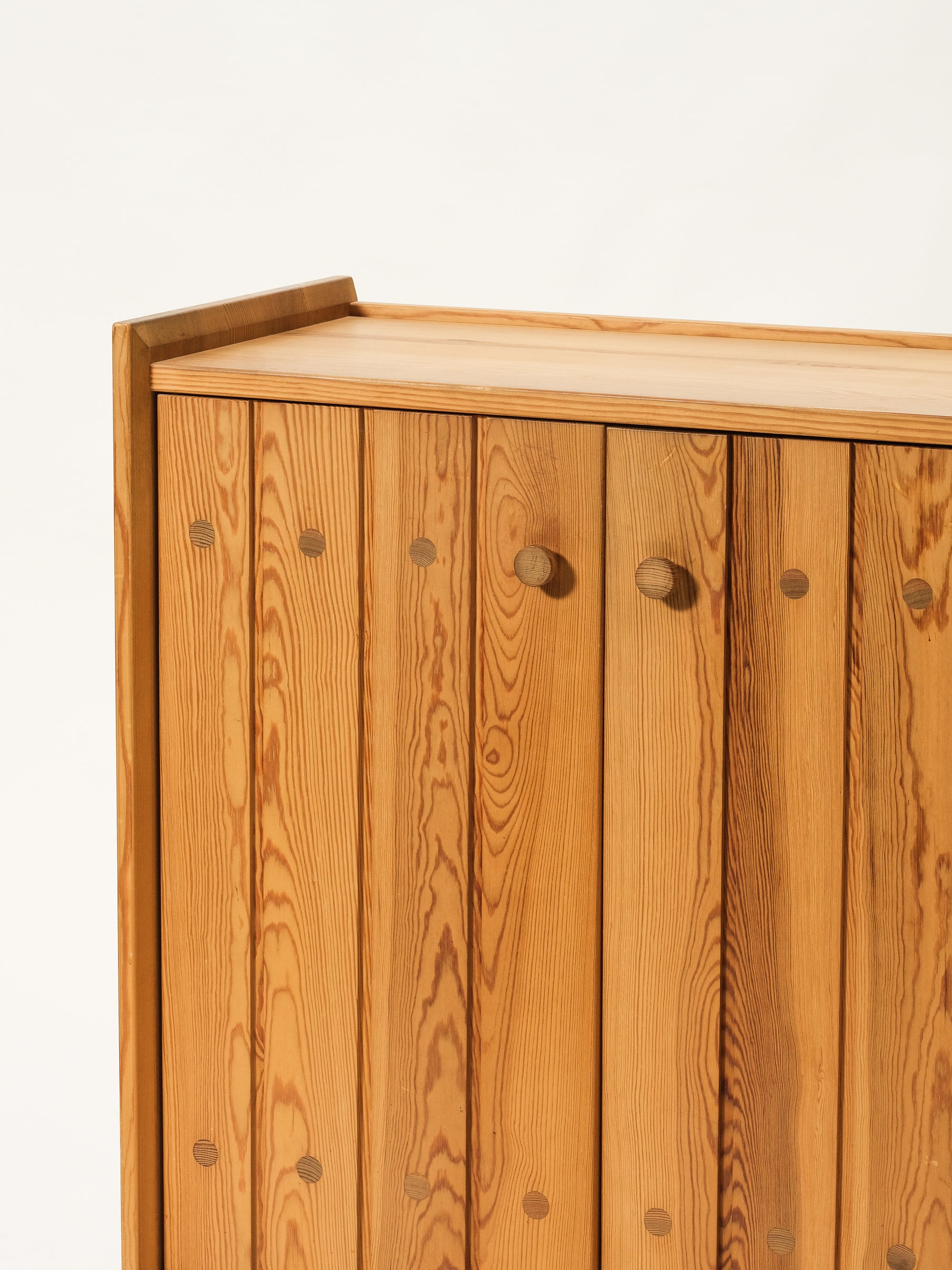 Solid Pine Cabinet from Luxus, Sweden, 1960s