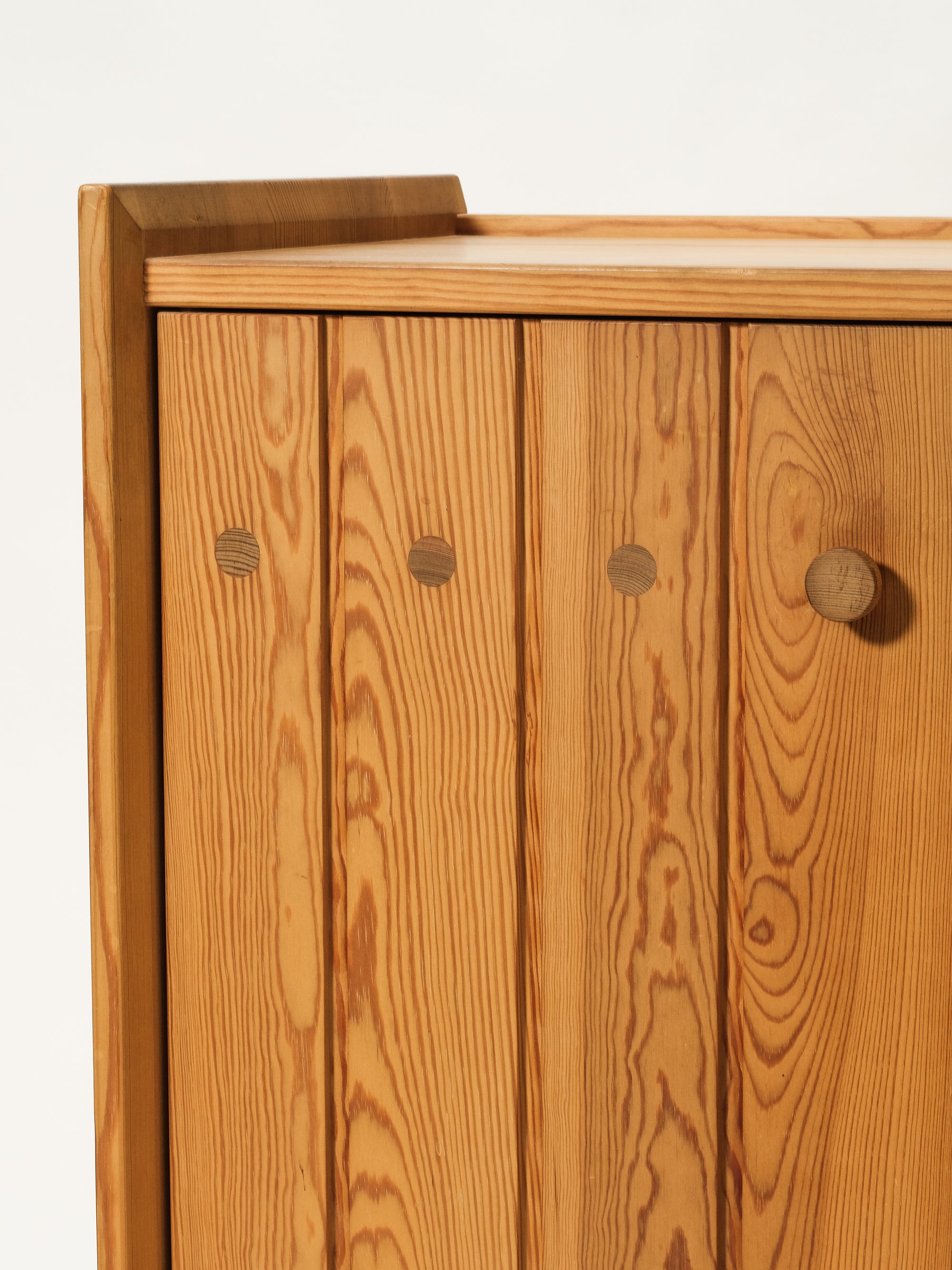 Solid Pine Cabinet from Luxus, Sweden, 1960s