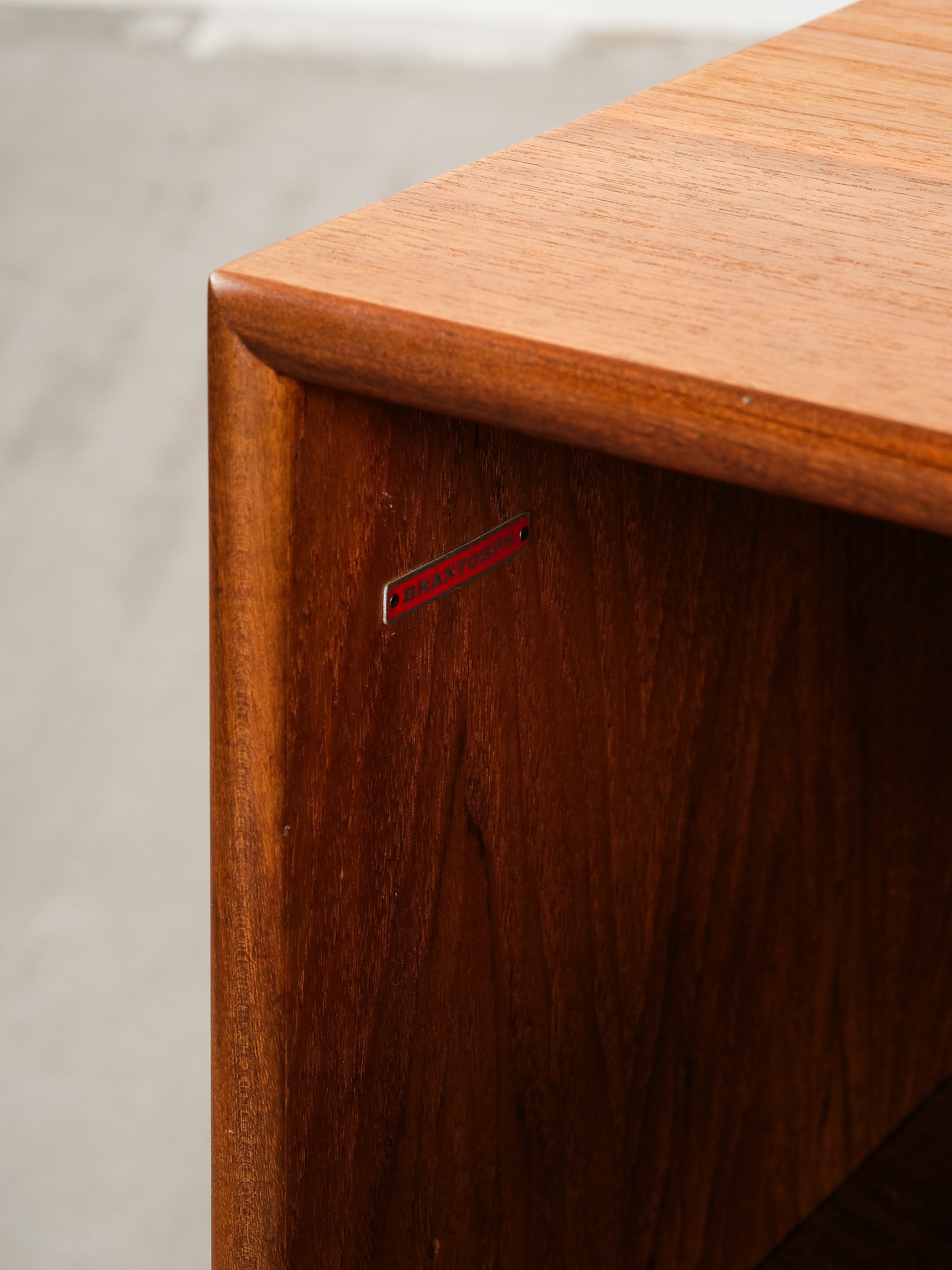 Teak Cabinet with Sliding Doors by Bräntorps, Sweden, 1950s