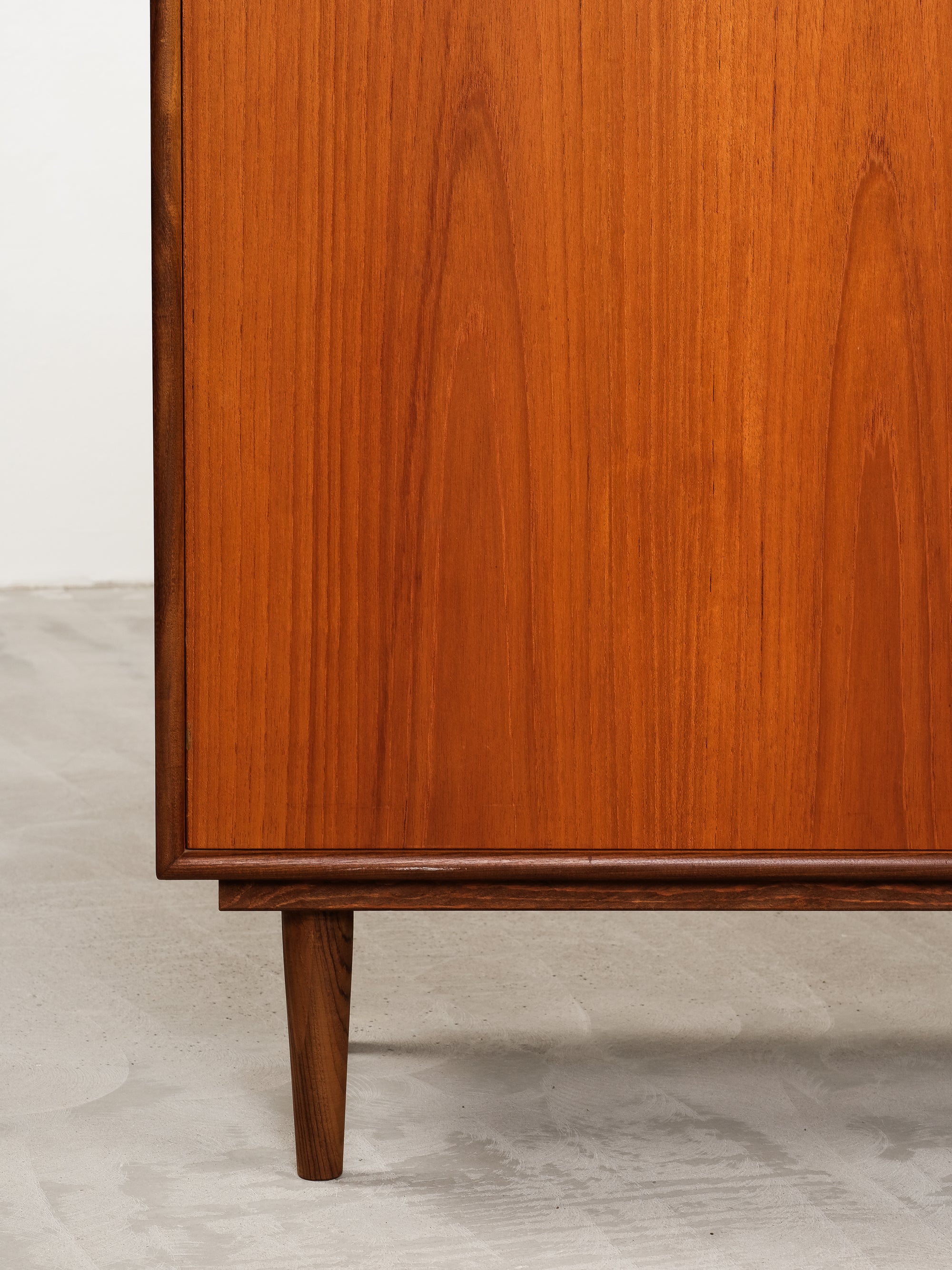 Teak Cabinet with Sliding Doors by Bräntorps, Sweden, 1950s