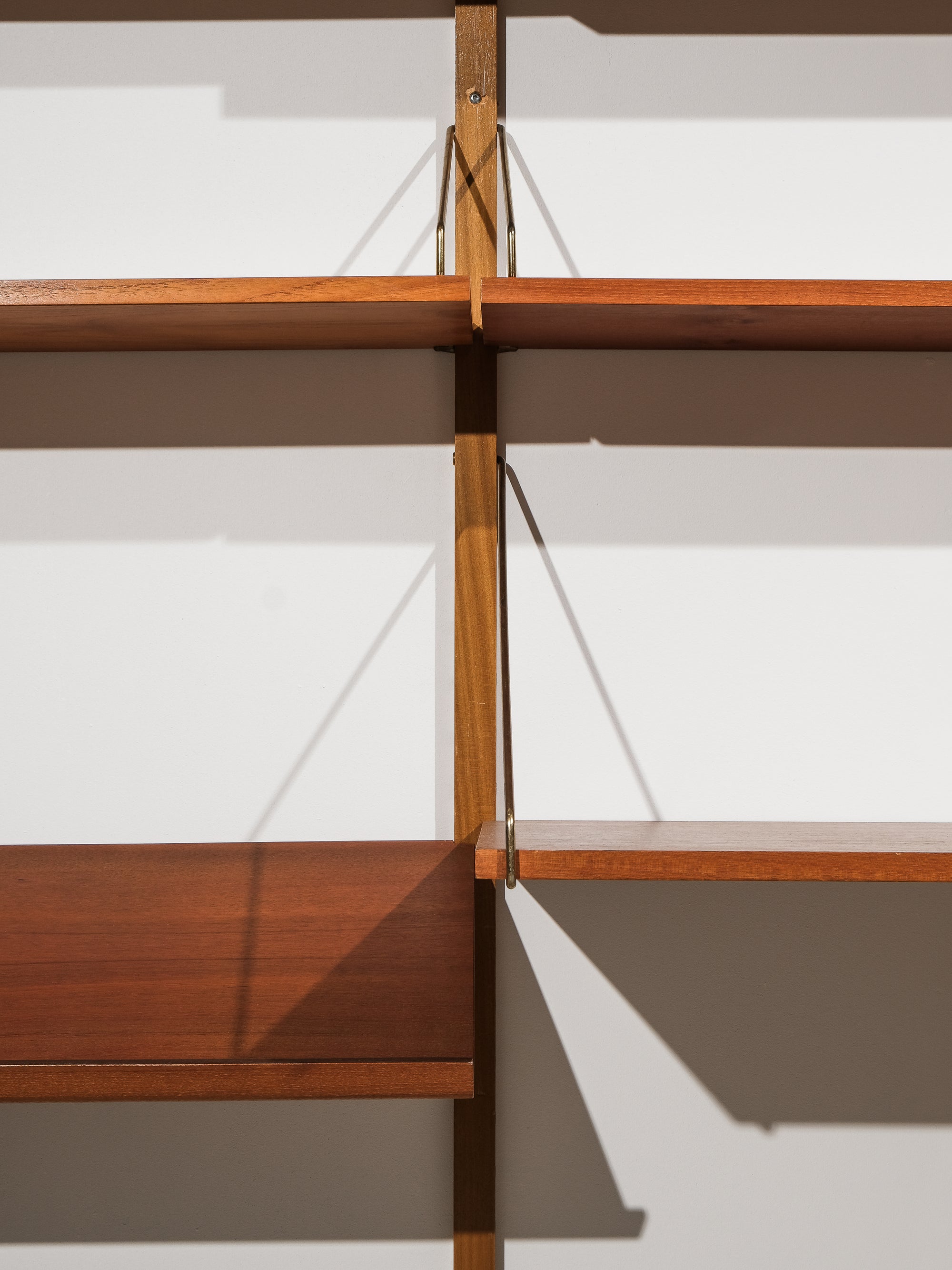 Large &quot;Royal System&quot; Teak Wall Unit by Poul Cadovius, 1950s